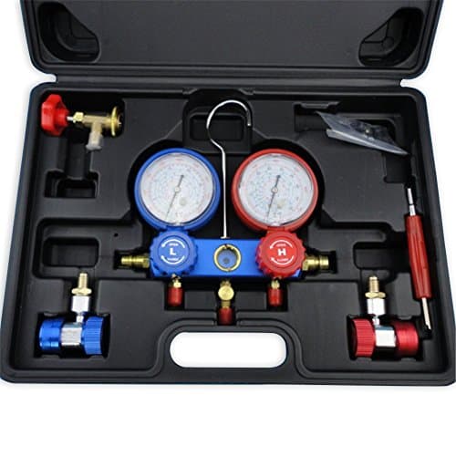 YX MARINE AC Refrigeration Kit A/C Diagnostic Manifold Gauge Set Air for R12 R22 R134a 410a R404z