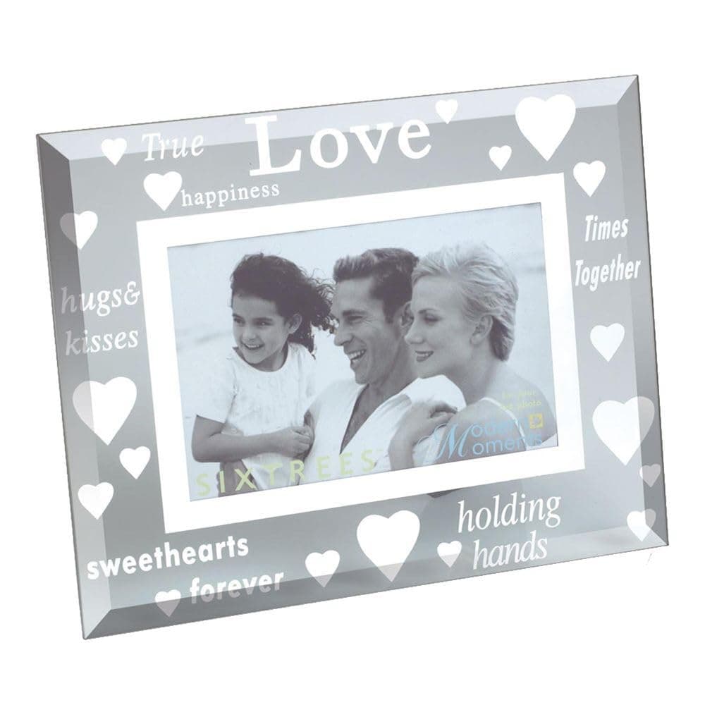 Sixtrees True Love Glass and Mirror 6x4 Photo Frame
