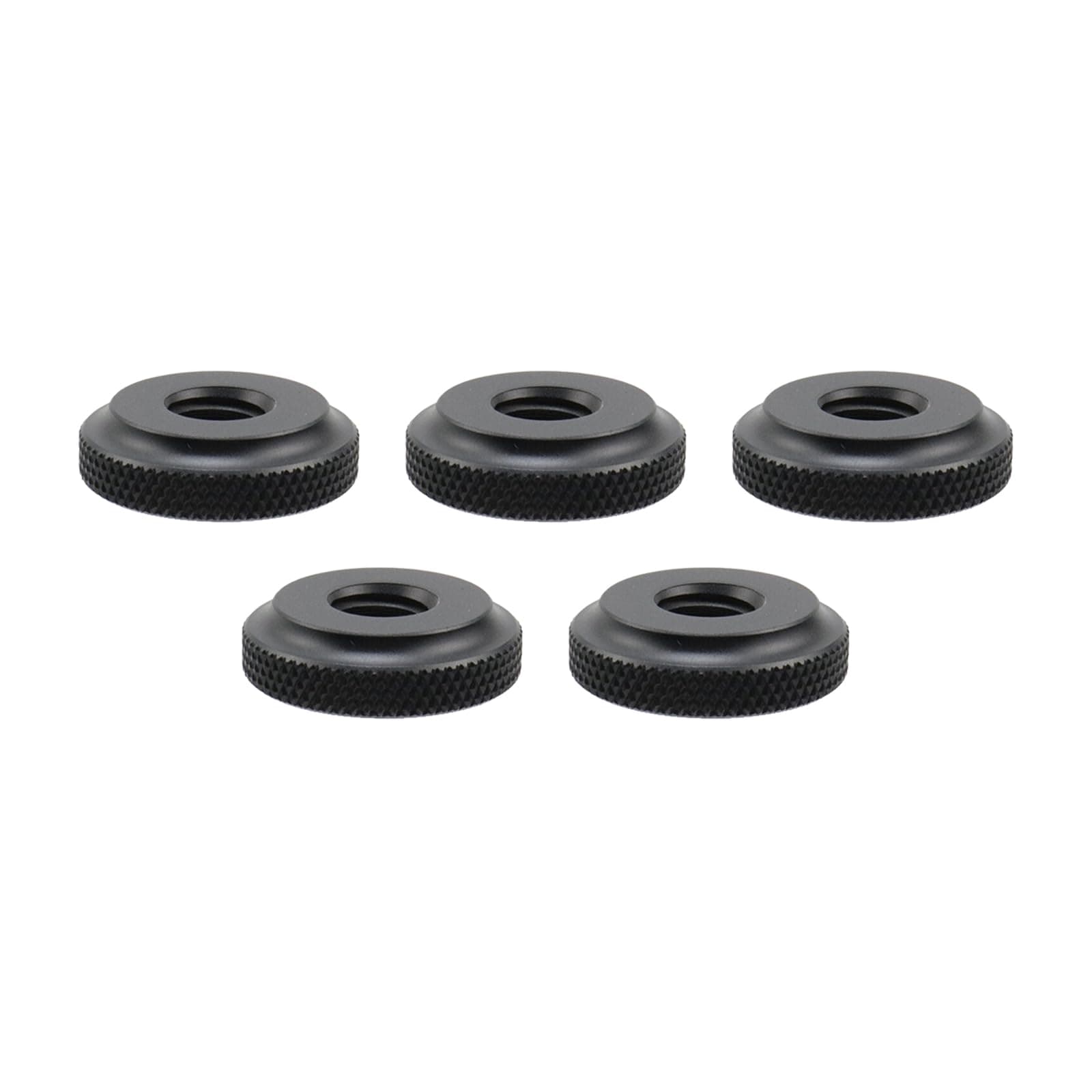 5Pcs 25mm Diameter 3/8" Female Thumb Wheel Lock Nut Adapter