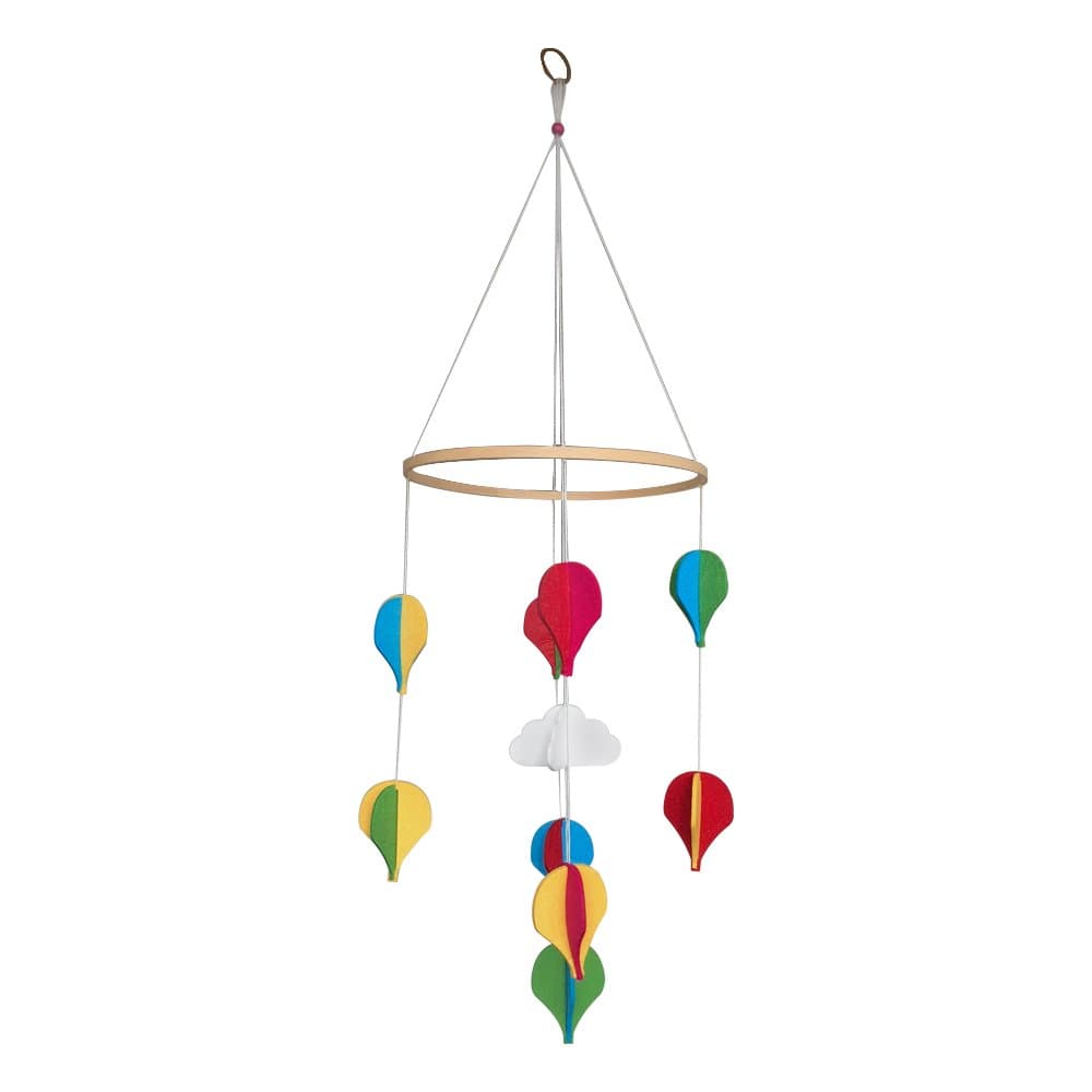 Baby Mobile Felt Ceiling Cots Cribs Hanging Nursery Shower Gift Boy Girl Bright Colourful Balloons Accessories Decorations