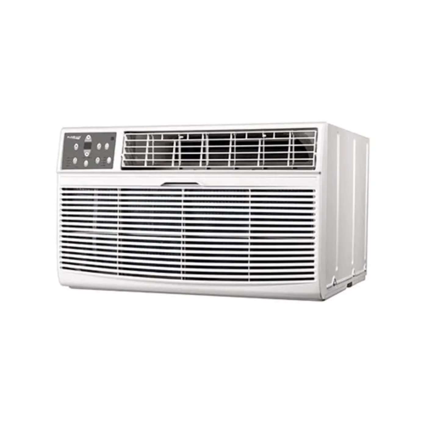 Koldfront WTC10012WCO230VSLV White 10,000 BTU 230 Volt Through-the-Wall Air Conditioner and Wall Sleeve with Clean Filtration and Remote Control