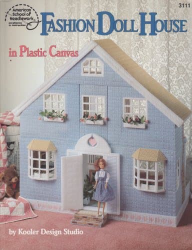 Fashion Doll House in Plastic Canvas