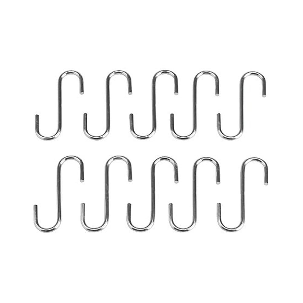 800.726.44 Bygel S-hook, silver color (10-pack)