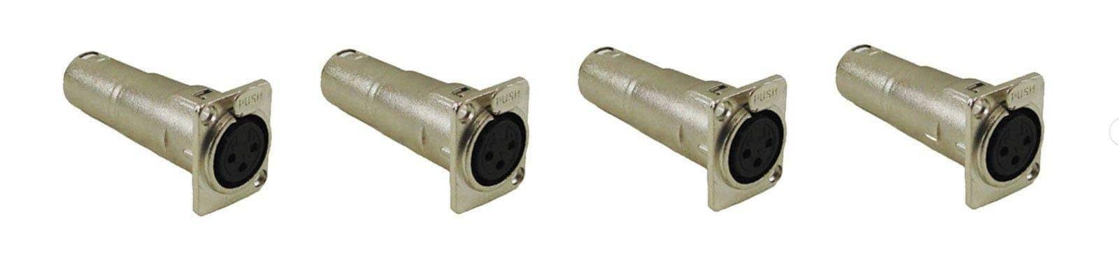 ProCraft 4 SVP576-2 XLR Converter Female to Male Feed/Pass Thru Adapter Jack