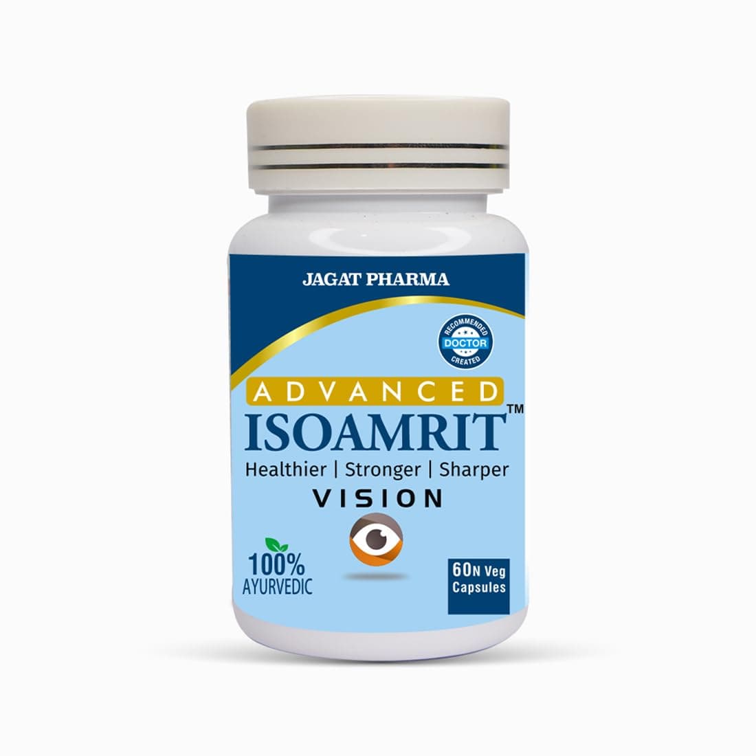 Sponsored Ad - ISOAMRIT Eye Care Capsules, 60 Count - Natural Relief for Dry Eyes, Moisturizes Eyes, Gentle formula, Post-surgical Care, Headache, Unisex, Capsules