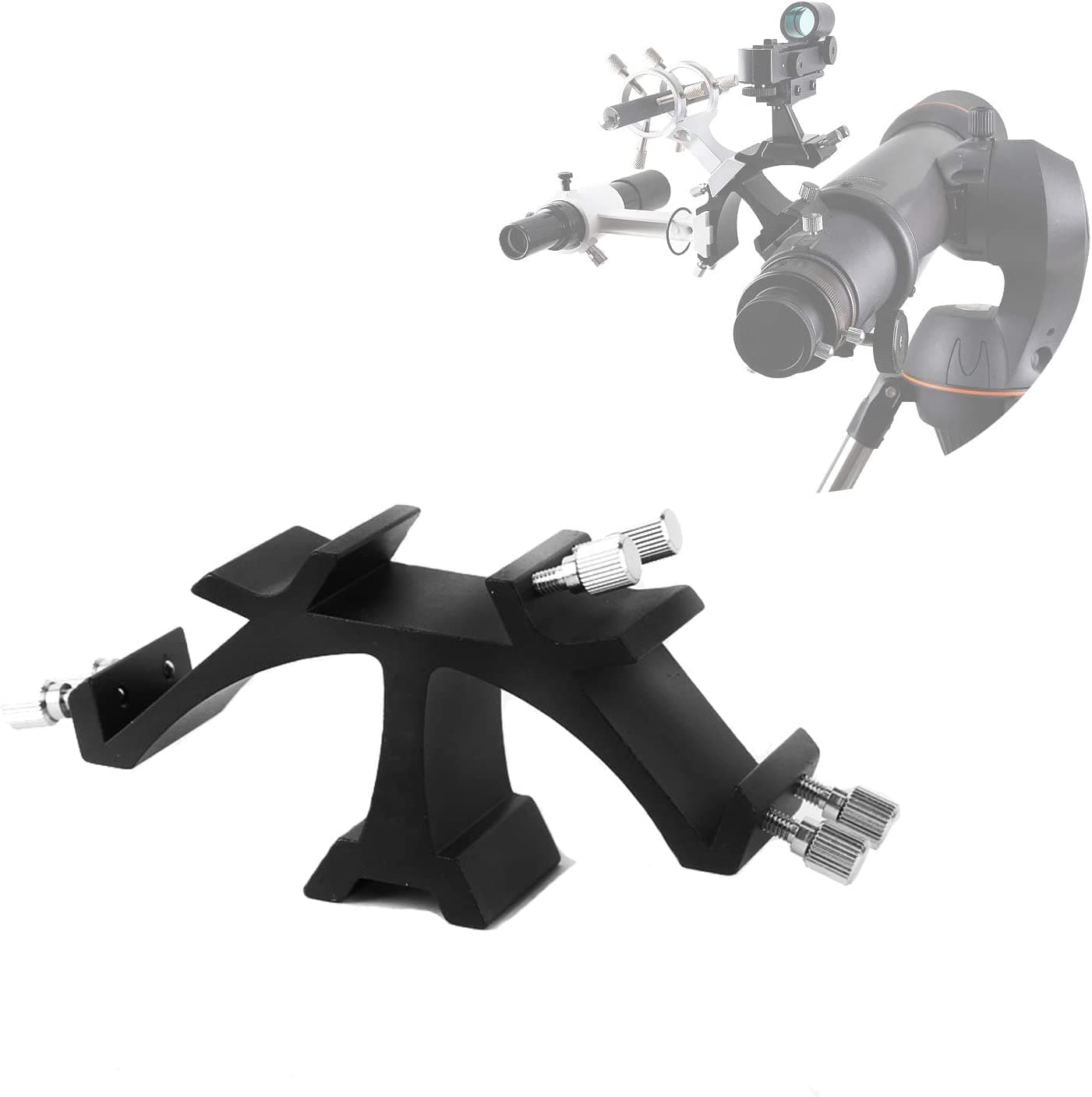 INKECI Finder scope Mount Bracket Tri-Finder - Install 3 detectors, only one bracket is required