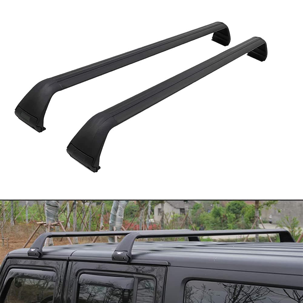 Hard Top Roof Rack Cross Bars Compatible for 4 Door Jeep Wrangler JK JL Gladiator JT 2007-2022