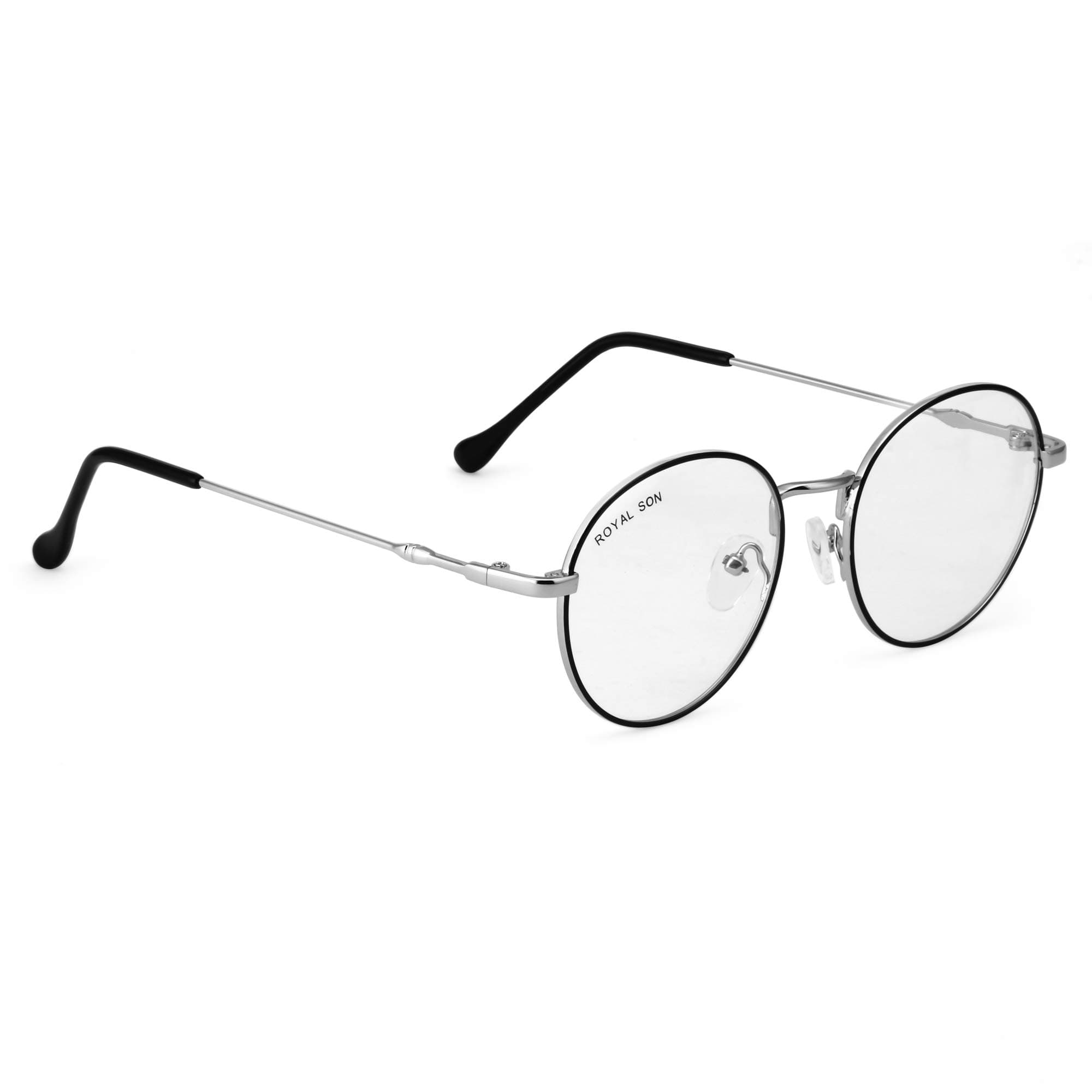 ROYAL SON Full Rim Metal Round Anti-Reflection Lens Eyeglasses Unisex Mens Women Optical/Spectacle/Eyewear Frame