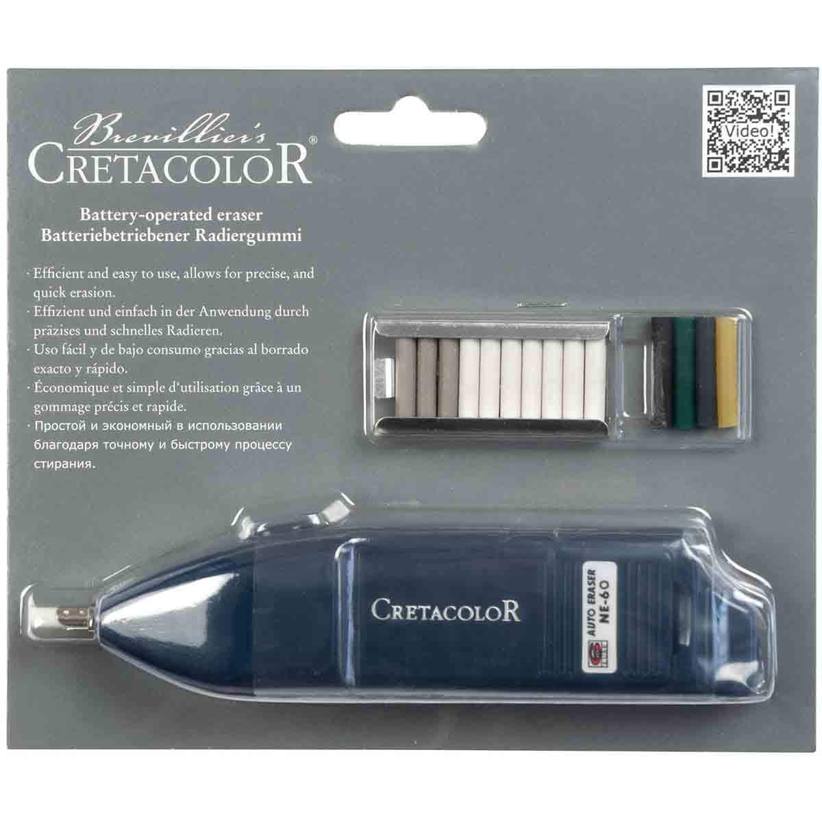 CRETACOLORBattery-Operated Eraser & Refills, None