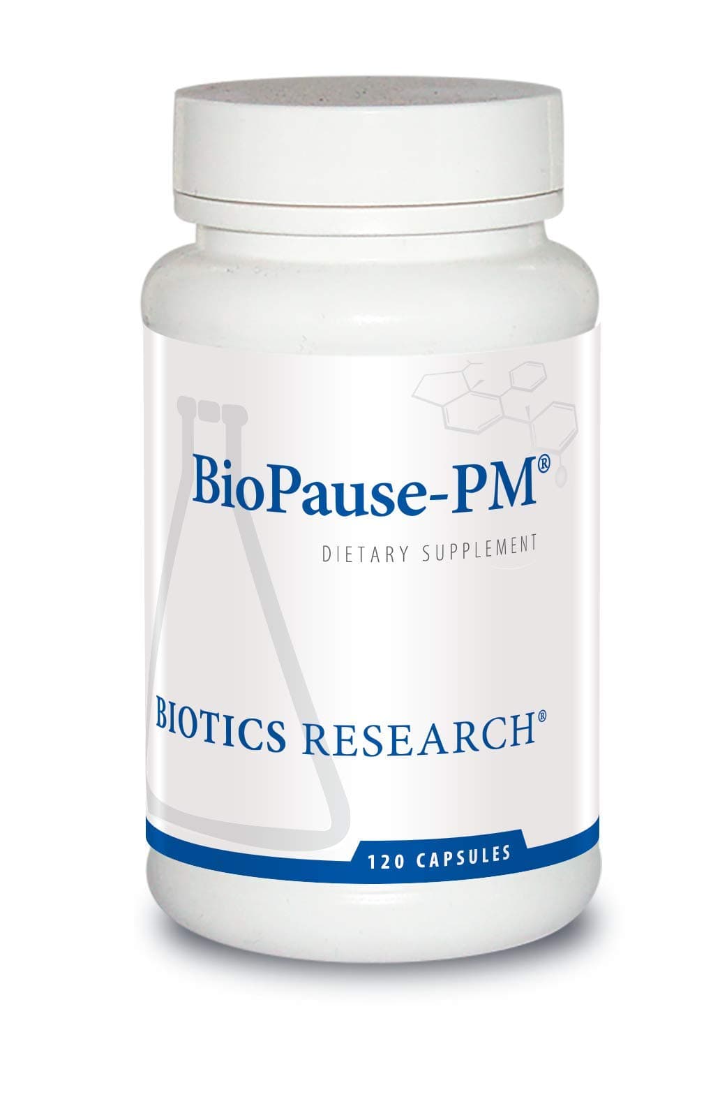 Biotics Research BioPause PM Night Time Menopausal Support Hormonal Balance.Black Cohosh. Lemon Balm. Passionflower. Promotes Relaxation and Calm, Regulates Circadian Rhythms, Sleep Regularly 120 Caps