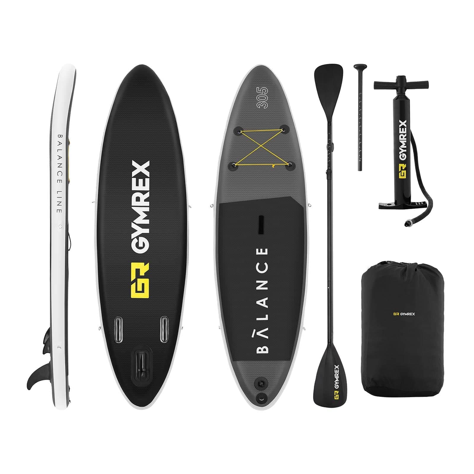 GR Gymrex Inflatable SUP Board Stand Up Paddle Board Lightweight