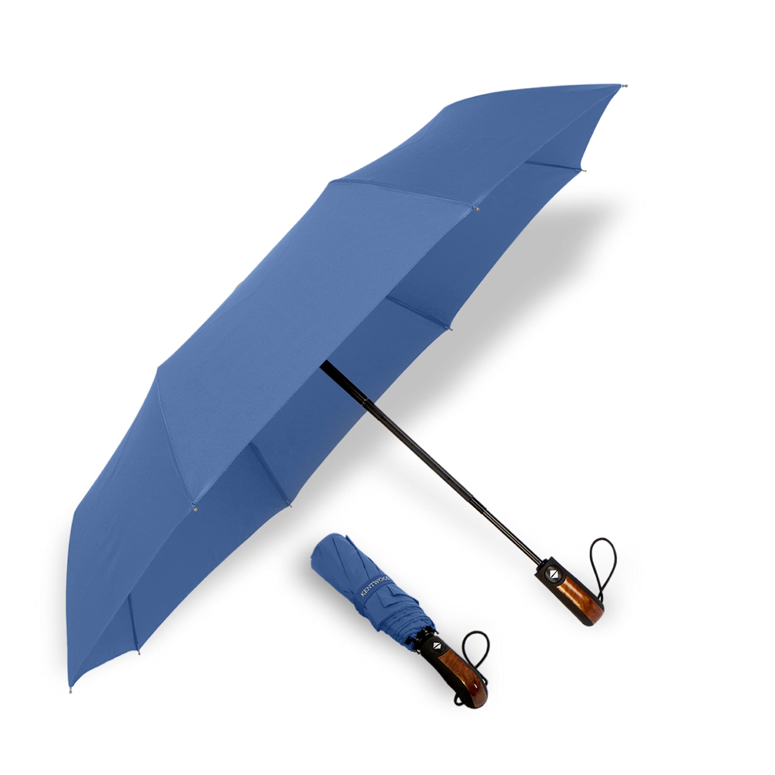 Windproof Teflon Coated Travel Umbrella - Auto Open/Close - Travel Stylish Lightweight Design for Women/Men