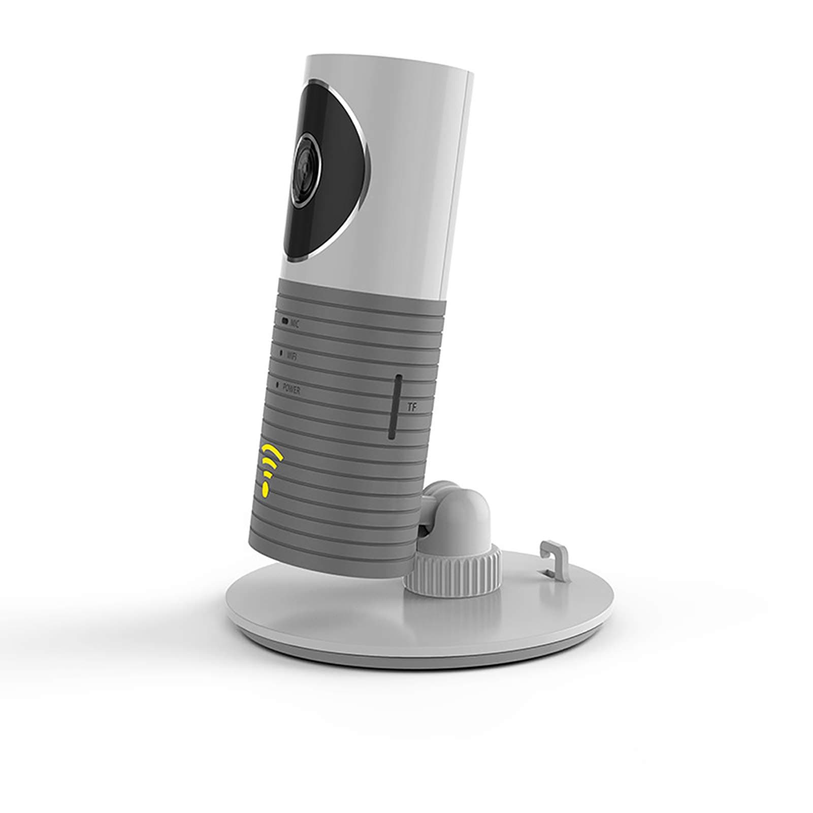 Clever Dog 2nd Generation 960P 120°Wide Angle Lens Wireless security wifi camera Support Max 128GB SD card / Support Cloud Stotageï¼ˆwith adaptor)(Grey)