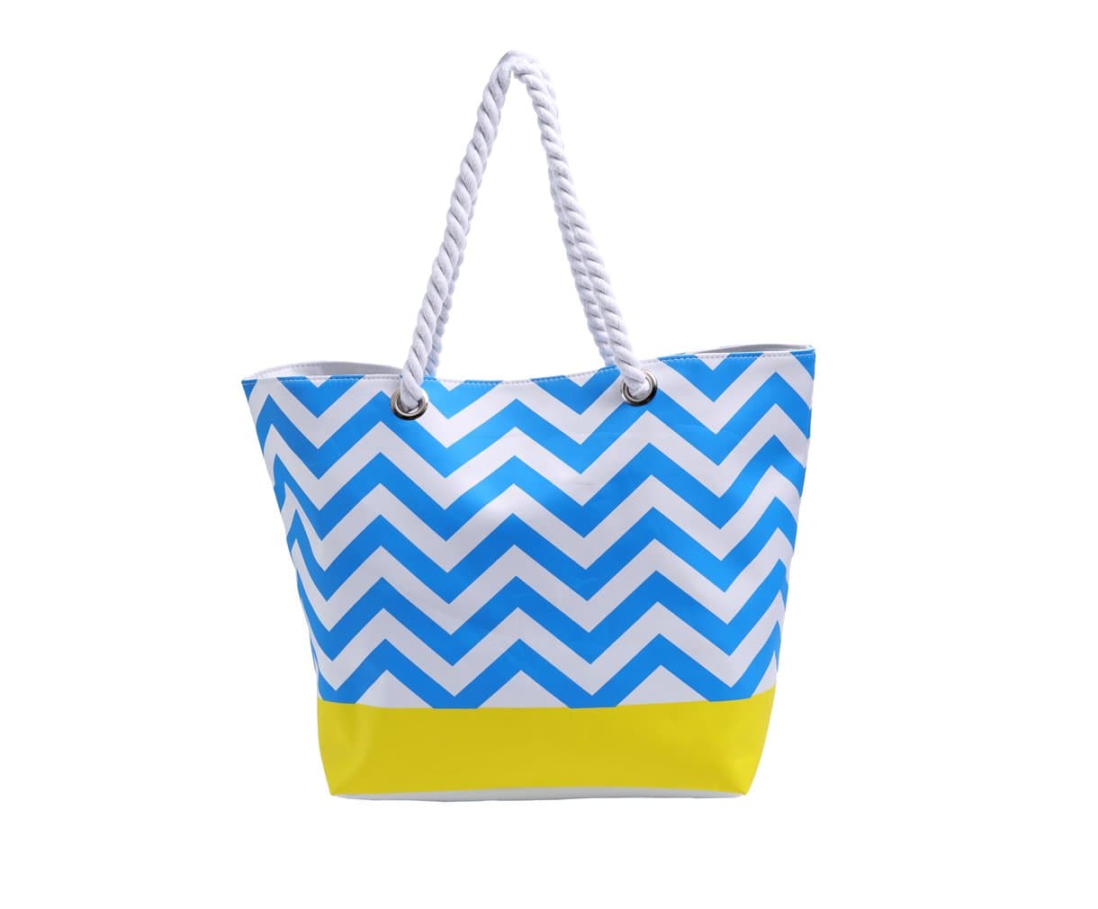 Sornean Waterproof Canvas Beach Tote Kauai Beach Bag with Inside Pocket/Top Magnet Clasp-Perfect Tote for Beach Lake (#3)