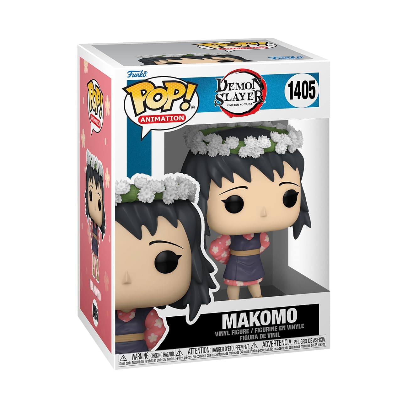 Pop! Animation: Demon Slayer - Makomo - (Flower Headdress) - Collectable Vinyl Figure - Gift Idea - Official Merchandise - Toys for Kids & Adults - Anime Fans - Model Figure for Collectors