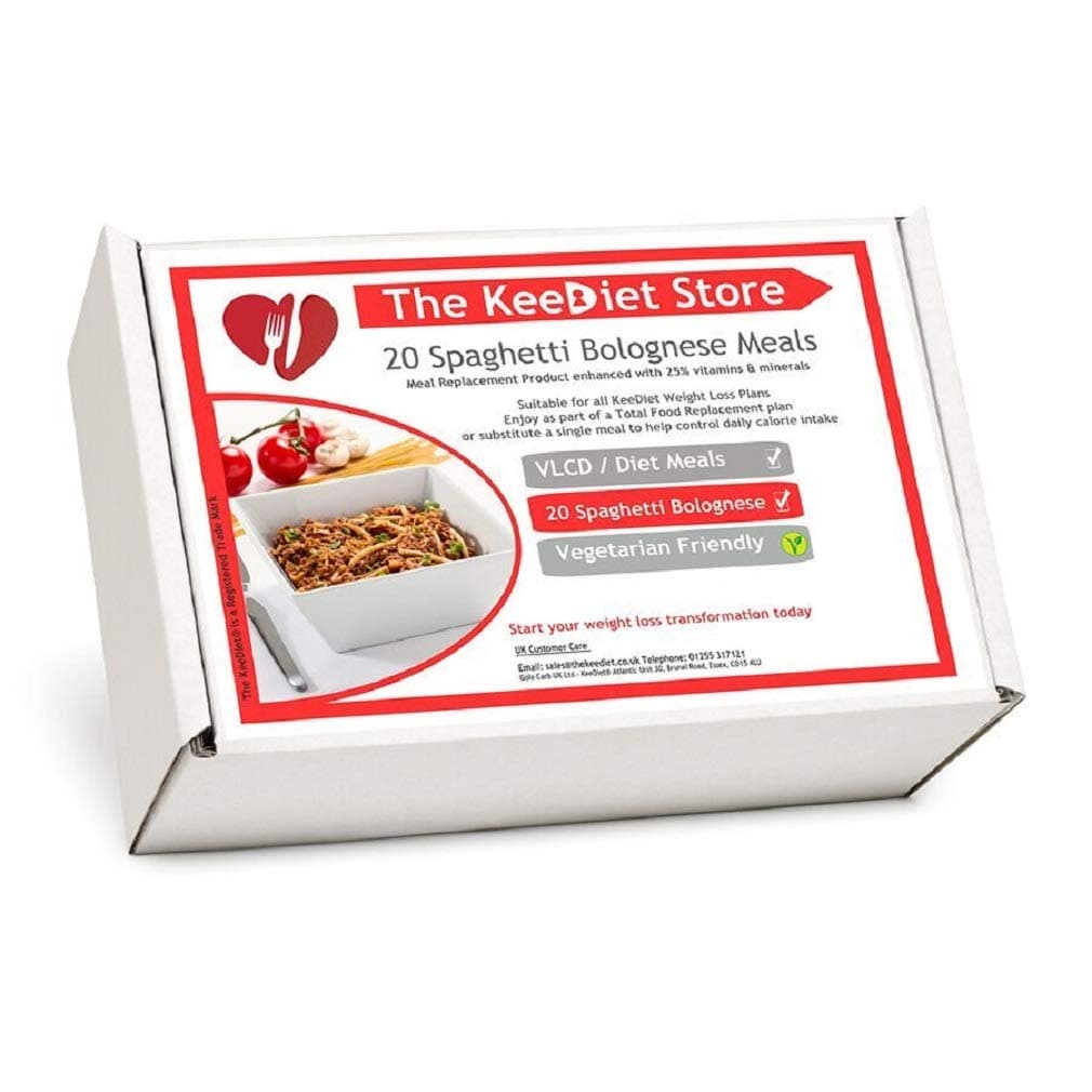 20 Spaghetti Bolognese Meal Replacements VLCD Diet Meals by KeeDiet®