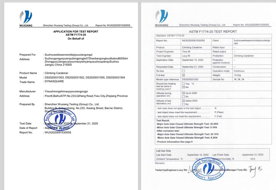 Auto Locking Carabiner Clips 24KN, 3 Pack, for Camping, Outdoor