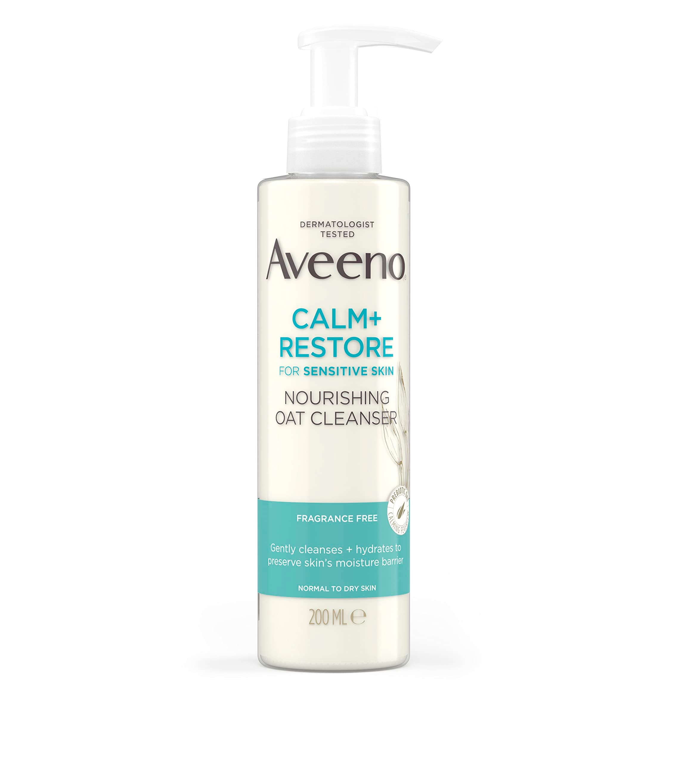 Aveeno Calm + Restore Nourishing Oat Cleanser - 200ml