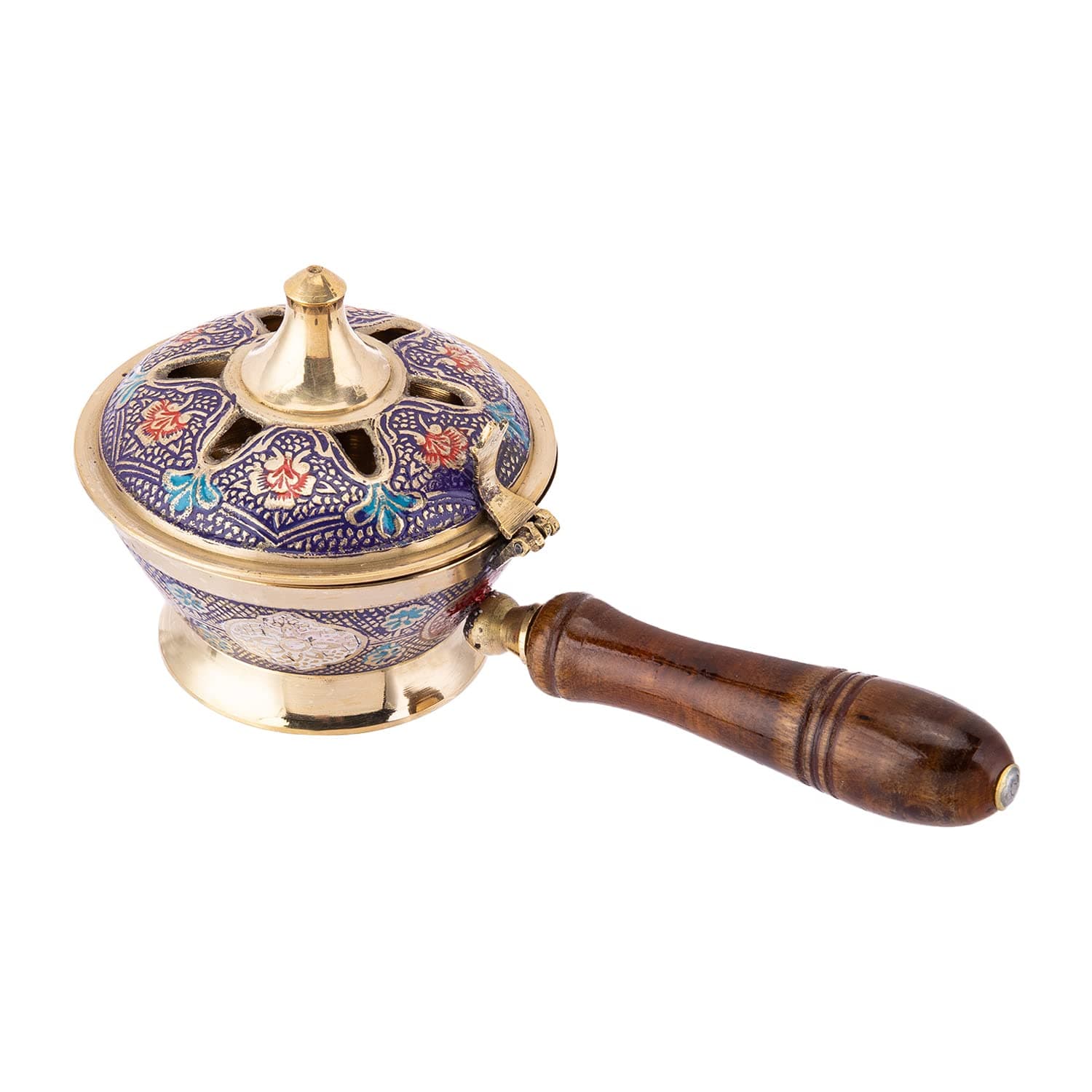 AKDC Brass Incense Burner 9Cm X 9Cm X 9Cm Golden