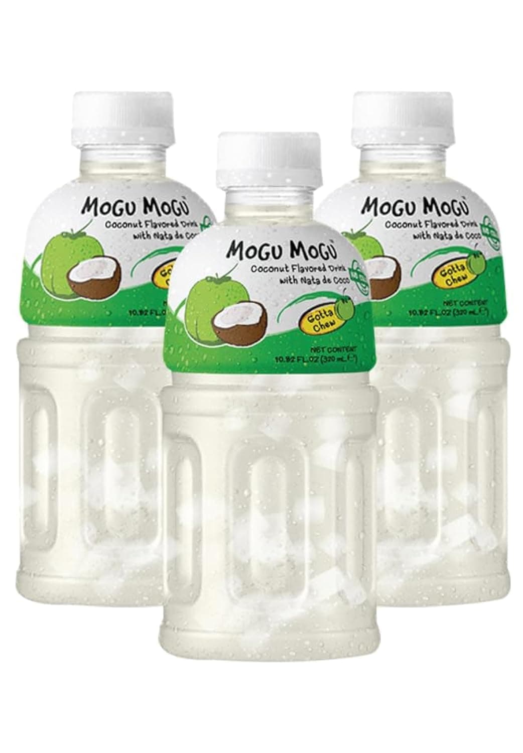 Coconut Juice with 25% NATA De Coco (coconut jelly) | Energy Booster | Full of Fruit Fibres | No Added Preservatives and Colours |Juice Bottles Made for Adults and Kids-320ml - (Pack of 3).