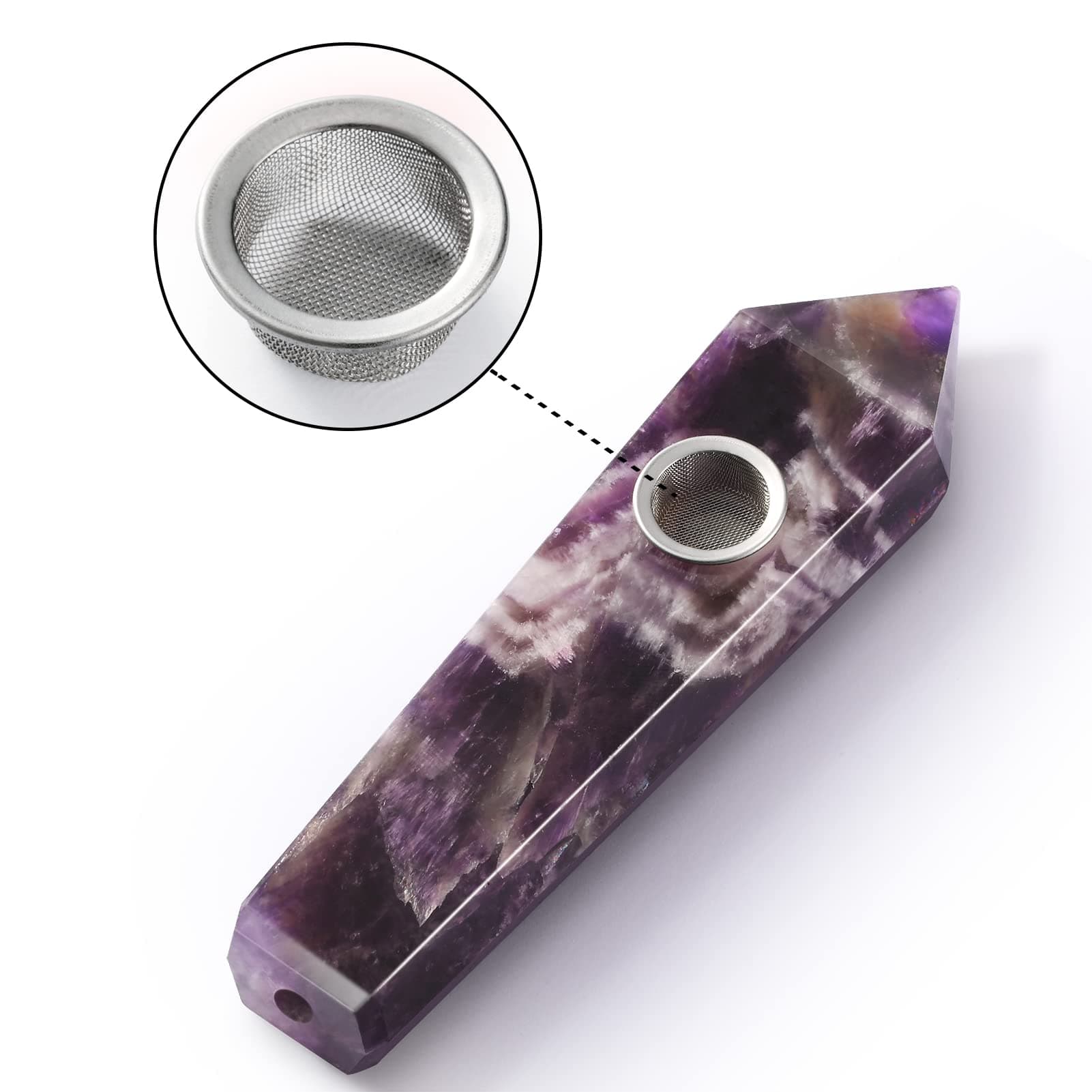 Stanker 15pcs 0.5 Inch Premium Diameter Stainless Steel Pipe Screens with Storage Box