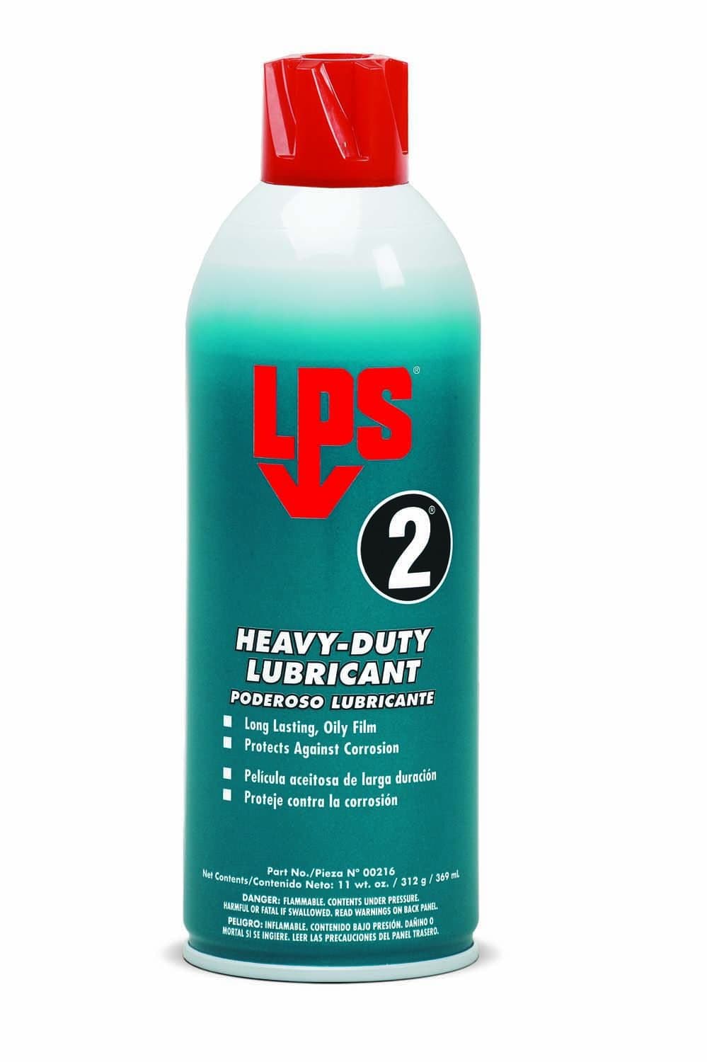 LPS 2 Heavy-Duty Lubricant, 11 oz Aerosol (Pack of 12)