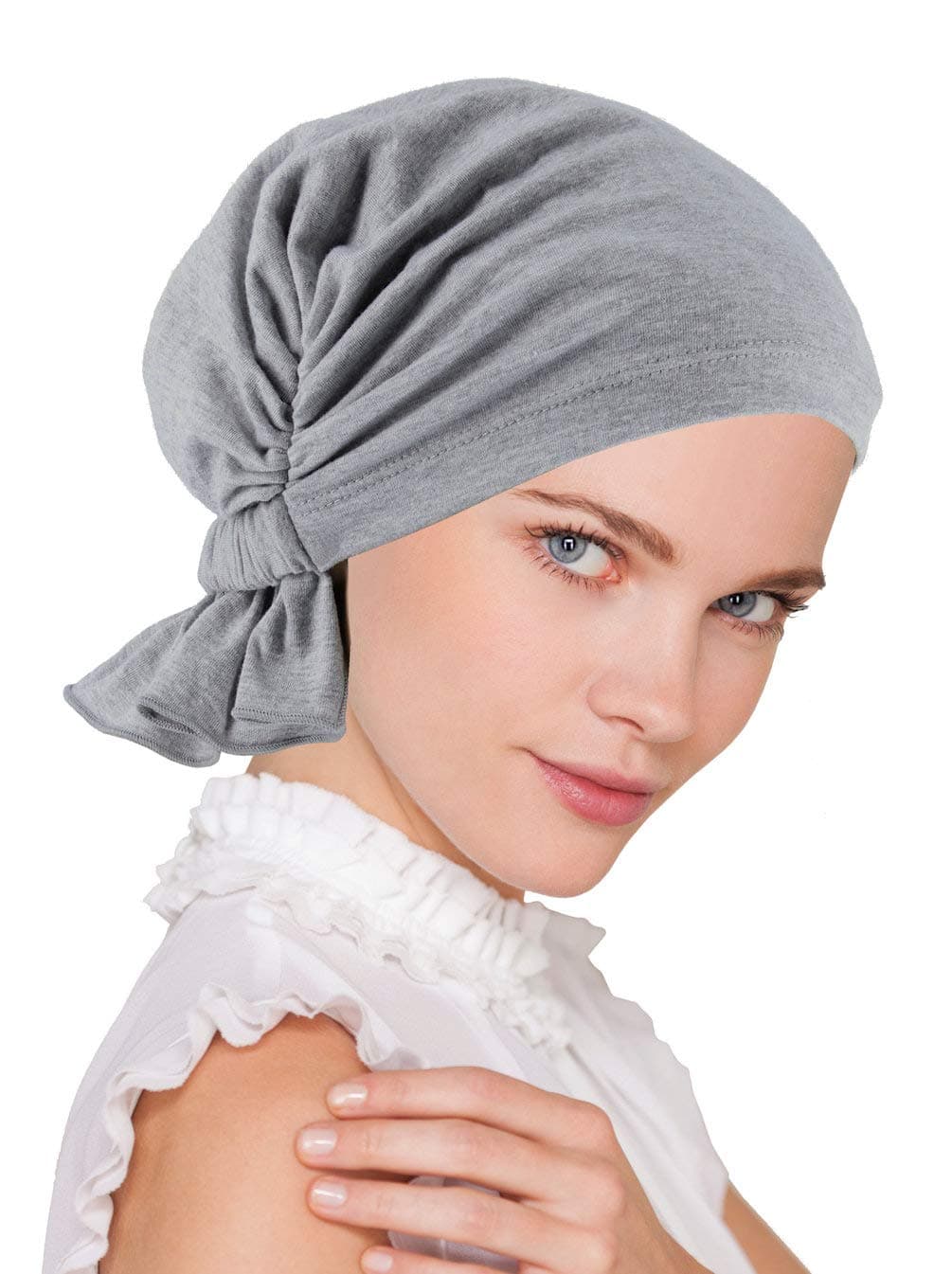 The Abbey Cap in Cotton Knit Chemo Caps Cancer Hats for Women