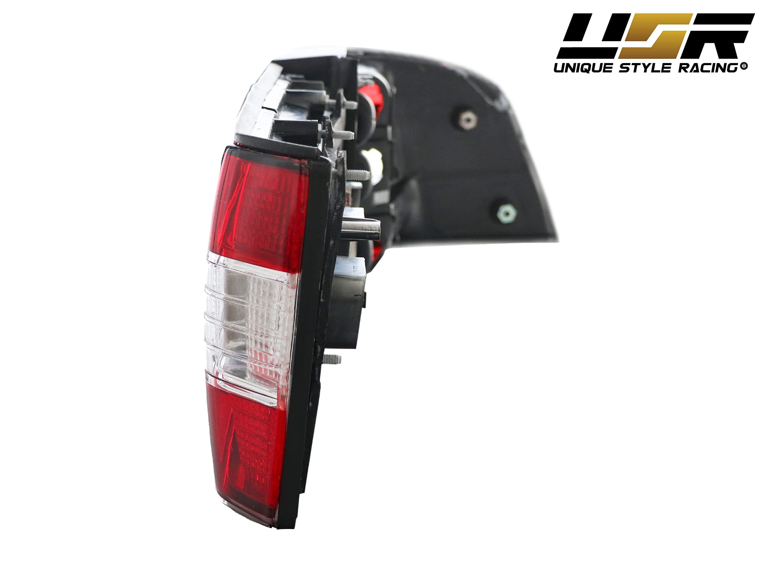 USR 90-94 LS400 Tail Lights - JDM Style Red/Clear Lens Rear Tail Lamps Set (Inner + Outer, Left + Right, 4 Pieces) Compatible with 1990-1994 Lexus LS400 US Spec Onl