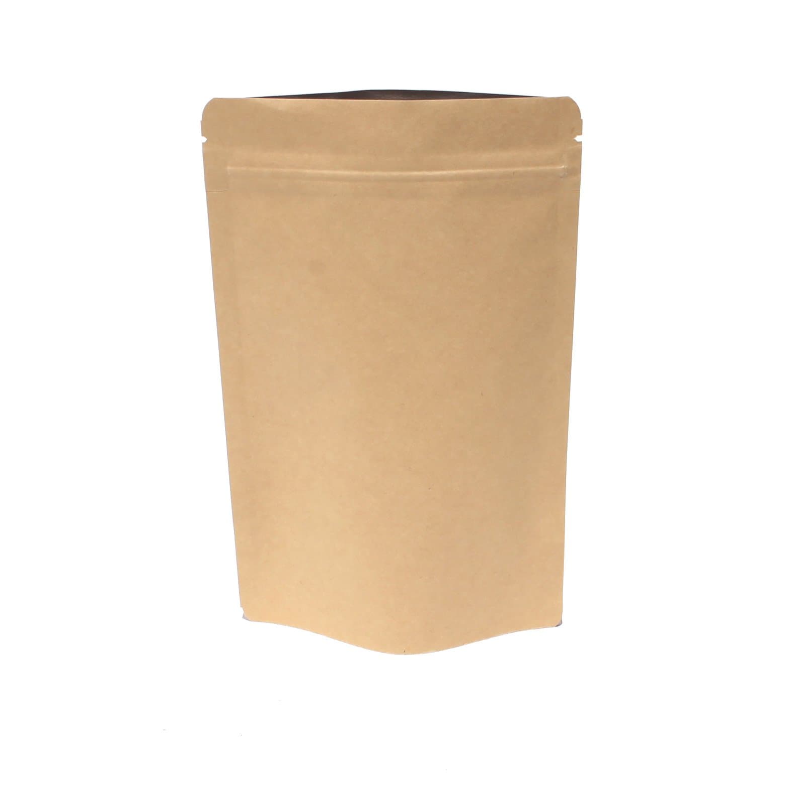 AwePackageHeavy Duty Kraft Paper Self Standing Resealable Zipper Pouch Bags (1 oz- 16 oz) - FDA and USDA compliant (100, 5 Oz)