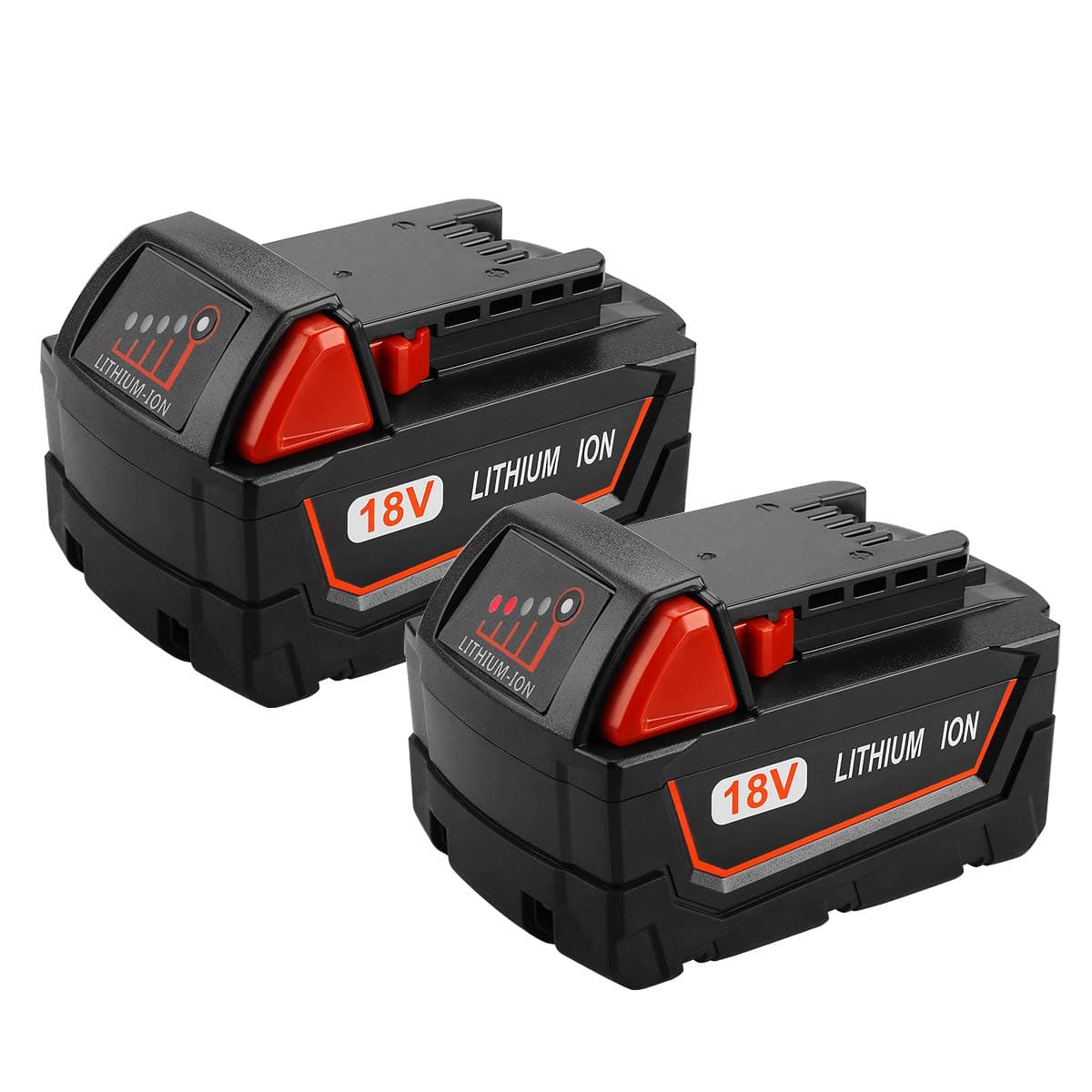 Energup 2Pack 5500mAh XC Battery for Milwaukee Battery 18V Lithium Replacement for M18 Milwaukee 48-11-1840, 48-11-1815, 48-11-1820, 48-11-1850 Lithium-ion Milwaukee 18-Volt Battery