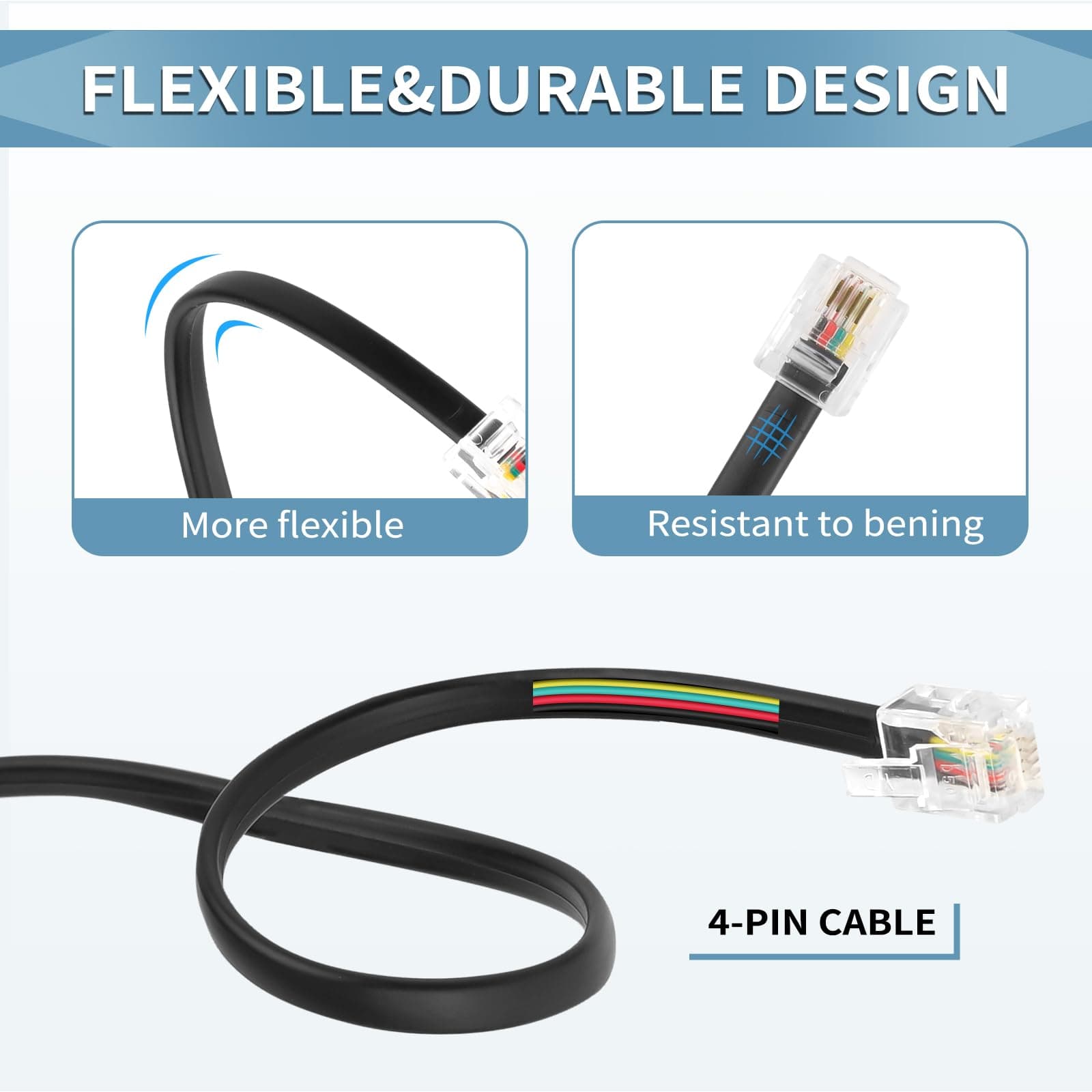 Universal Bass Control Knob, Bass Volume Knob with Extension Cable for Car Amplifier