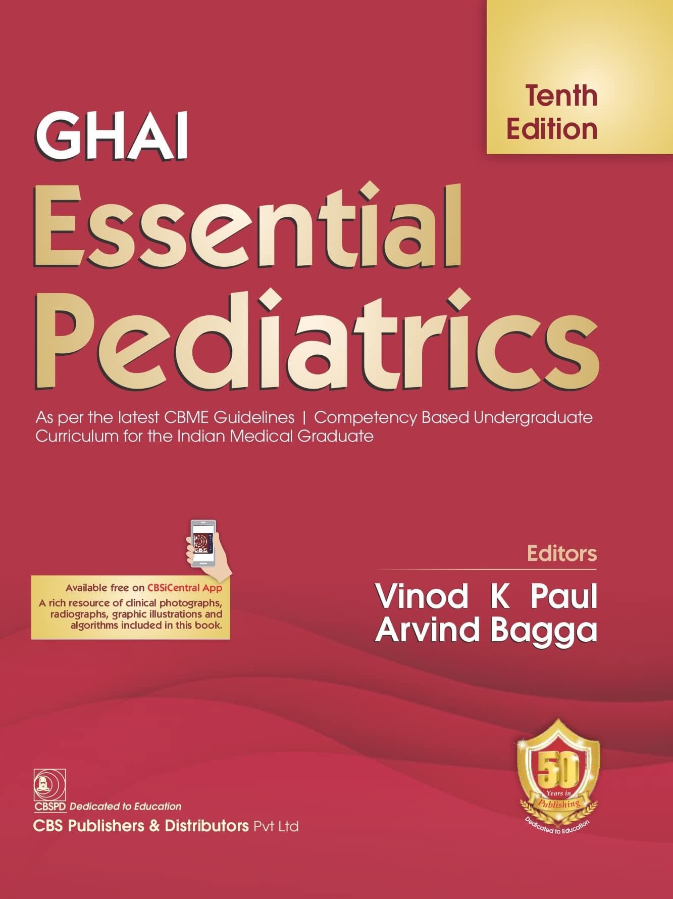 GHAI Essential Pediatrics 10th Ed. Hardcover – 25 March 2023