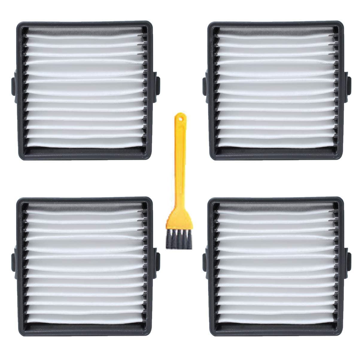 A32VC04 Filter, Hand Vacuum Filter Support Assembly Compatible with Ryobi P712 P713 P714K, Replace 019484001007 533907001 (4 Packs)