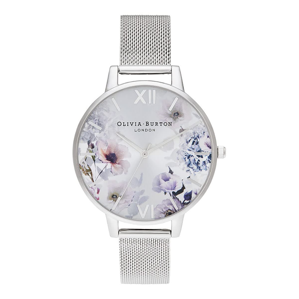 Olivia BurtonSunlight Florals Analog Silver Dial Women's Watch-OB16EG117
