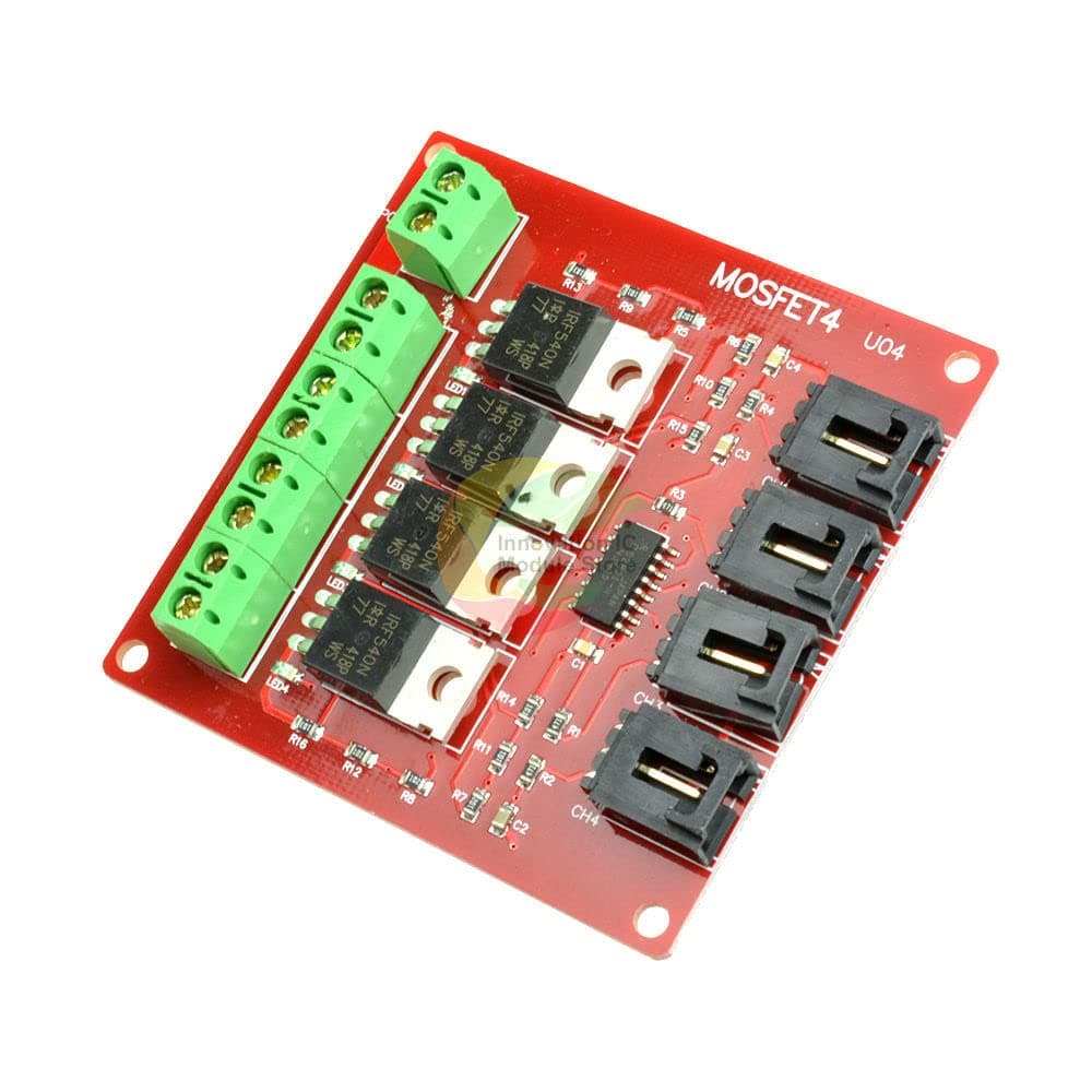 Four Channel 4 Channel Way Route MOSFET Button IRF540 V4.0 MOSFET Switch Module for Arduino DC Motor Drive Dimmer Relay Board