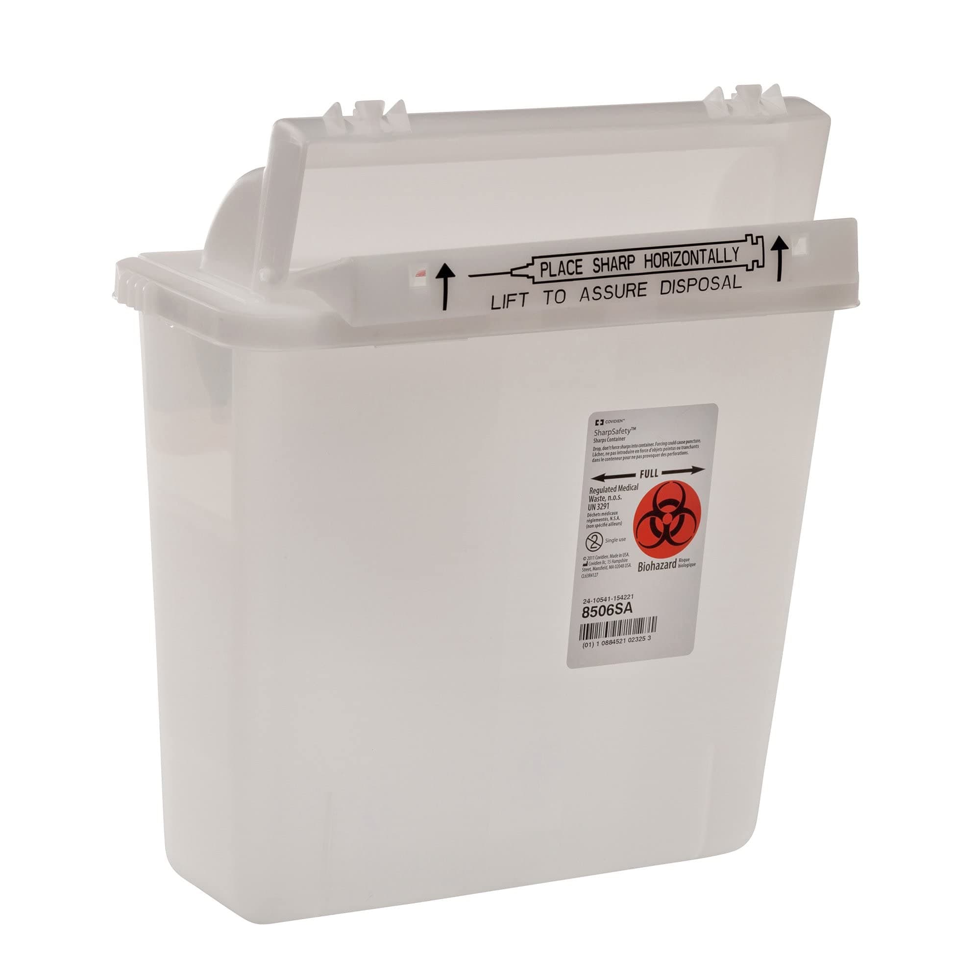 SharpStar in-Room Sharps Container 1.25 gal. Horizontal Entry