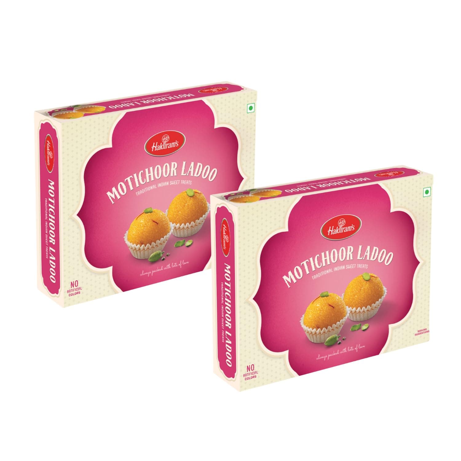 Haldiram's Motichoor Ladoo (200 gram x 2) | Laddu Sweets | Great Sweets Gift ...