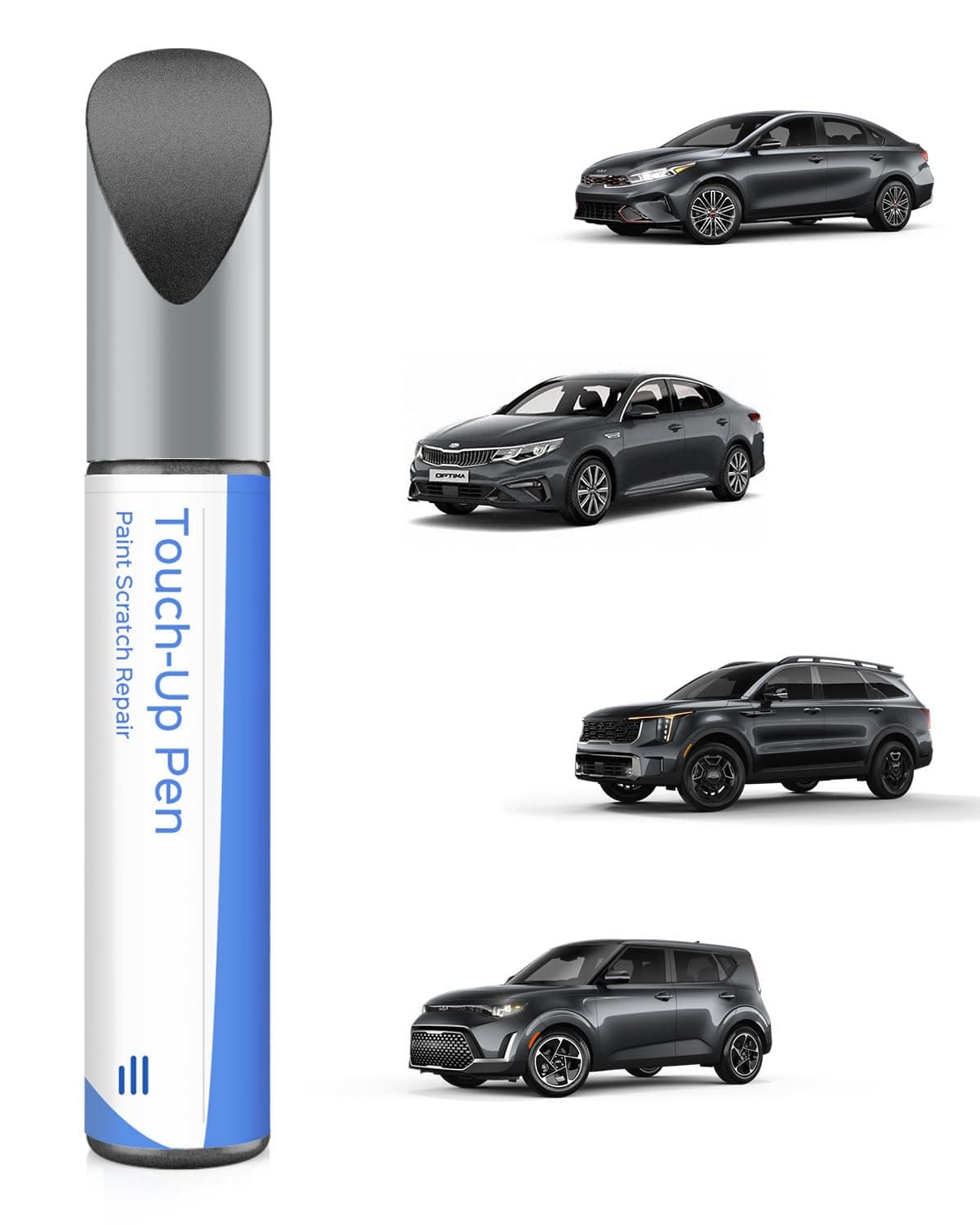 KDG/KDT Gravity Gray Touch Up Paint Compatible with Kia Exact Match Chips and Nicks Touch Up