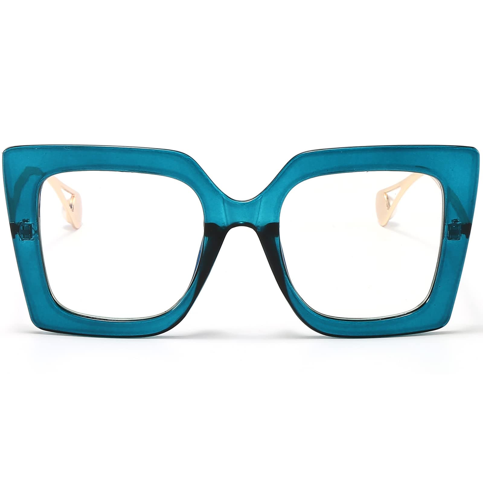 AIEYEZOOversized Blue Light Glasses for Women, Anti Fatigue Prevent Headache Computer Eyeglasses