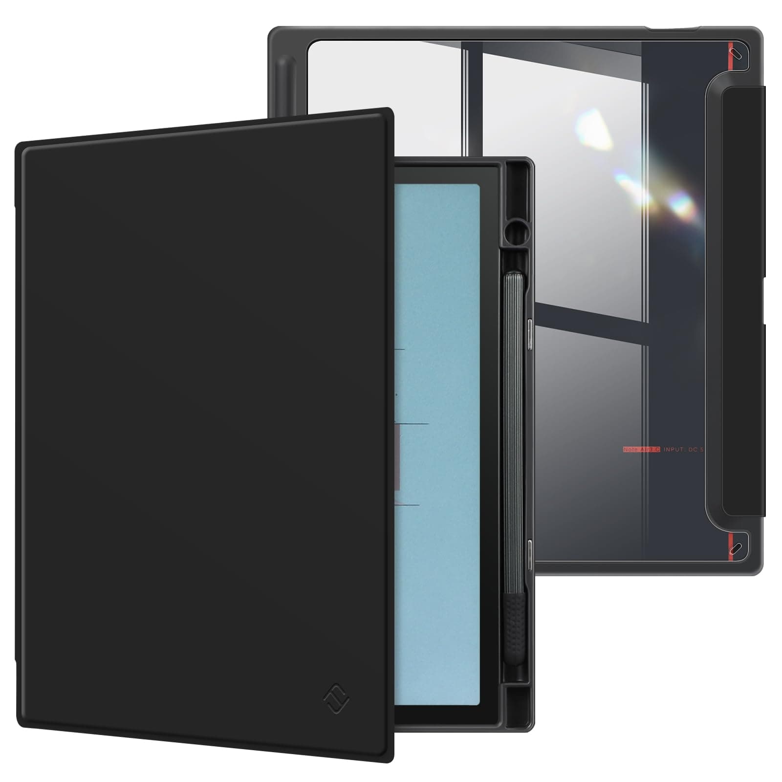 Fintie Case for 10.3" Boox Note Air4 C (2024)/ Air3 C/ Air3 B/W (2023) ePaper - Slim Lightweight PU Leather Book Folio Cover Auto Sleep/Wake, Built-in Pen Holder, Black