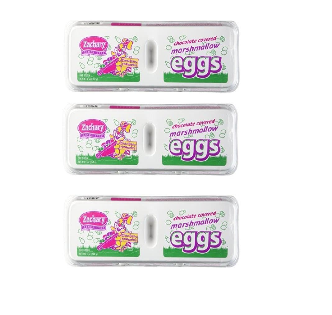 Chocolate-Covered Marshmallow Eggs (1 Doz) (Pack of 3)