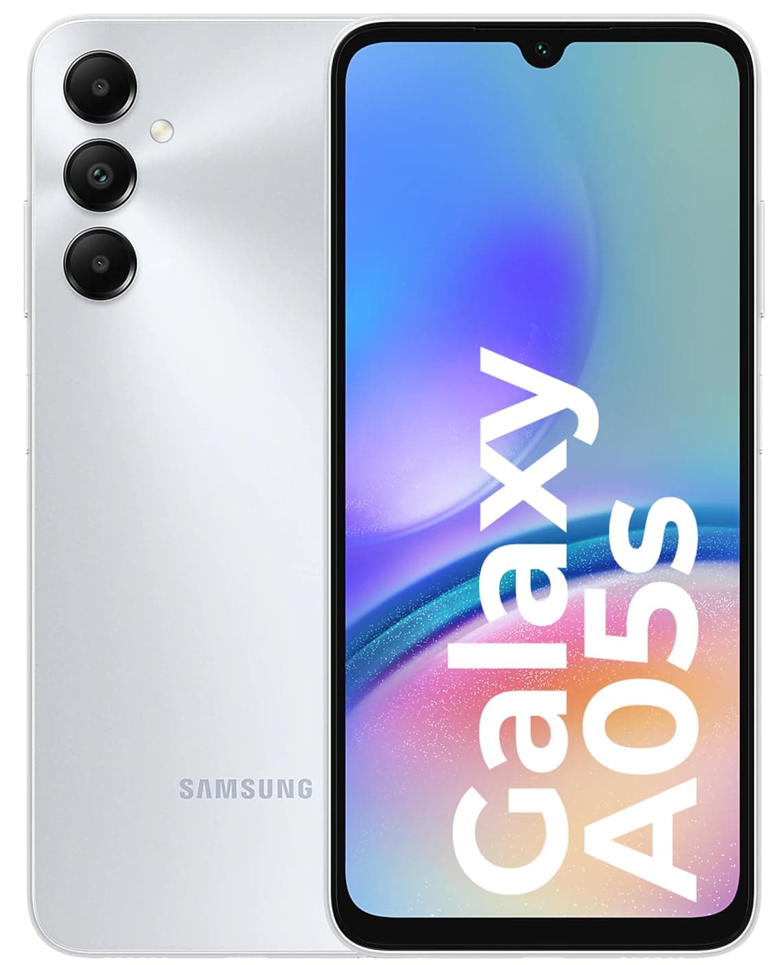 Galaxy A05s LTE, Android Smartphone, Dual SIM Mobile Phone, 4GB RAM, 64GB Storage, Silver (KSA Version)