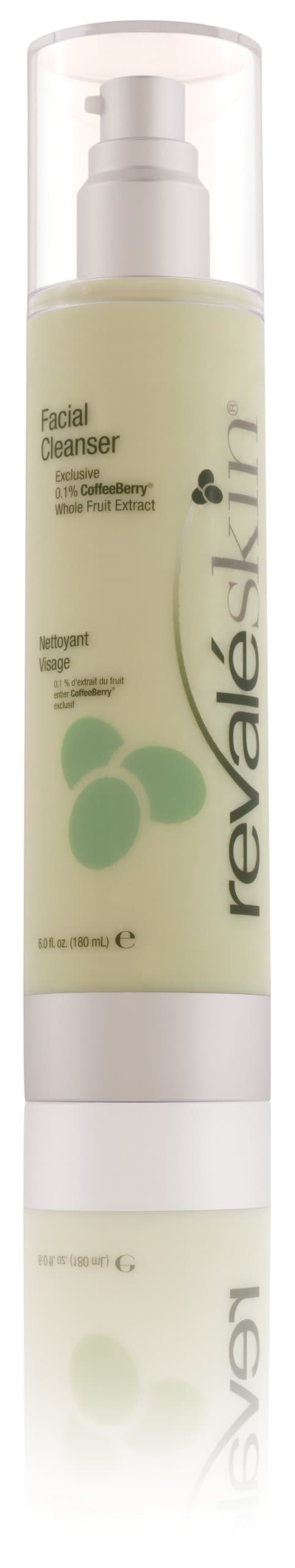 Facial Cleanser with Exclusive 0.1% Coffeeberry Formulation 6 Fluid Ounces (180ml) Pump Bottle