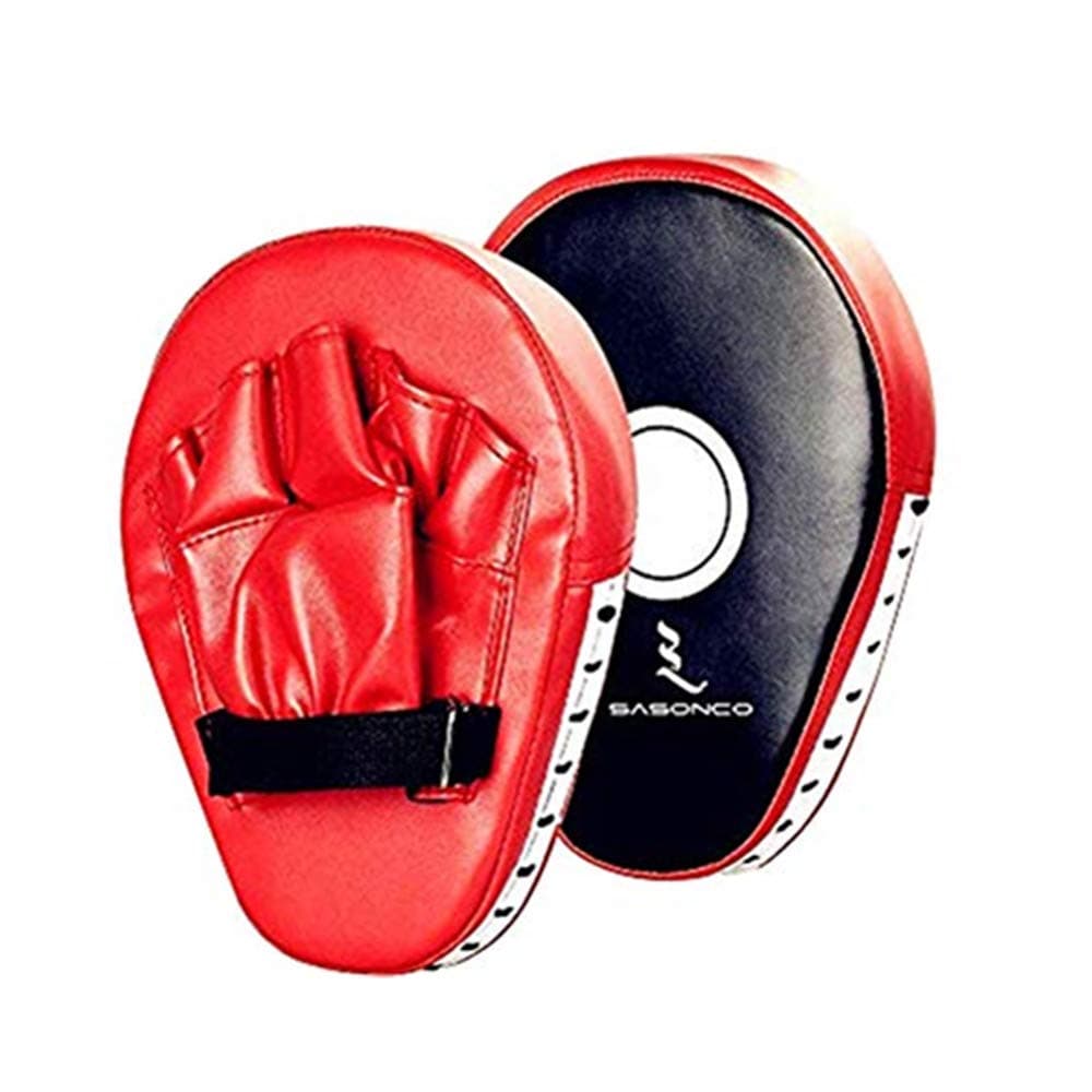 Sasonco Leather Boxing Gloves Mitts Training Target Focus Punch Pads