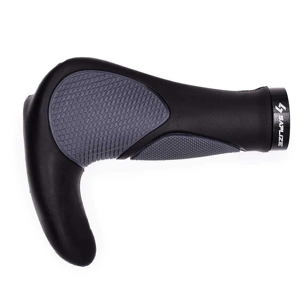 SAPLIZE Bike Handlebar Grips, Multi Colors/Design Optional, Ergonomic Design, Aluminum Double Lock-on, Mountain Bike Grips, MTB BMX Downhill Foldable Urban Bicycles Grips, Scooter Grips