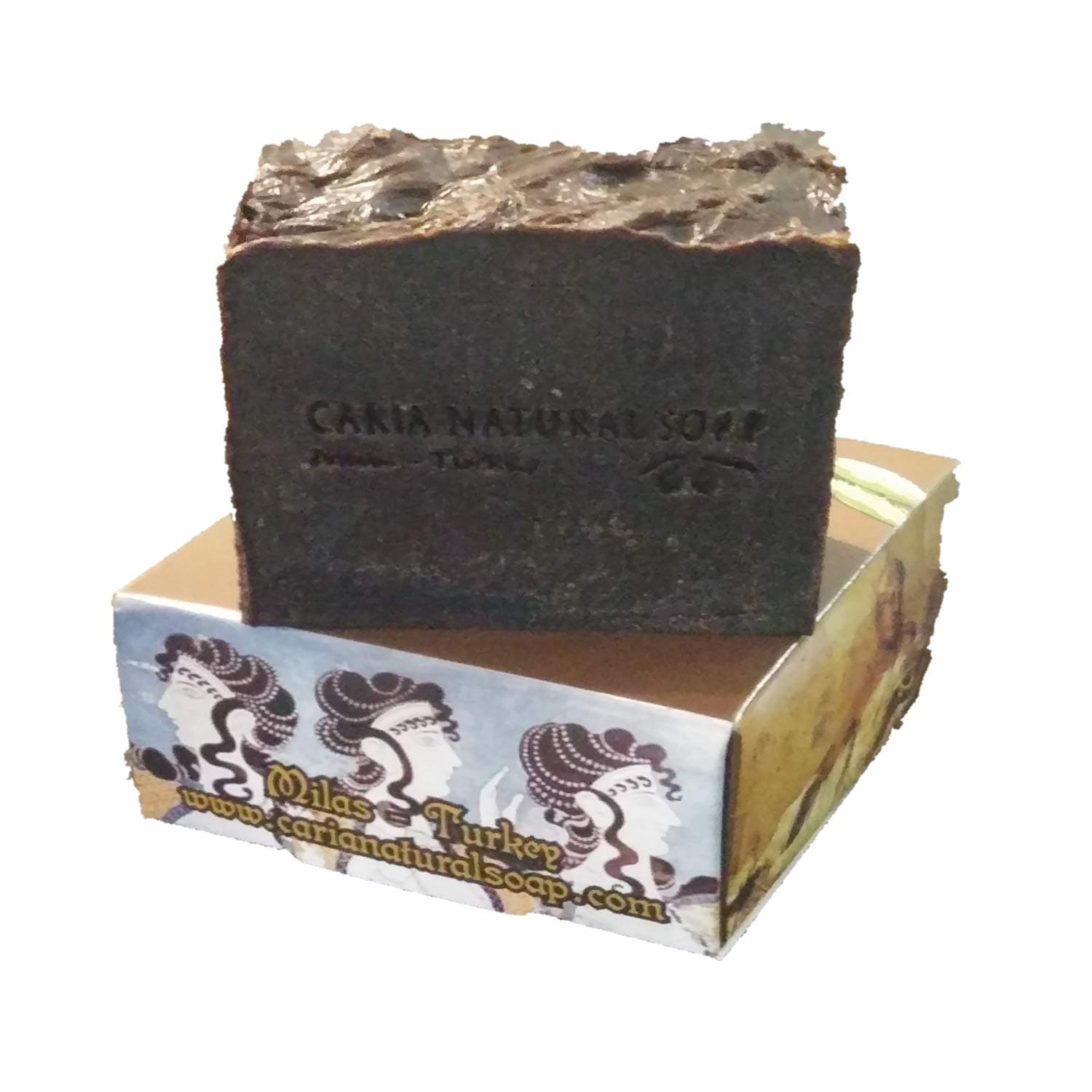 Caria Natural Handmade Soap Caria Handmade Soap Pine Tar with Olive Oil, 100 Grams