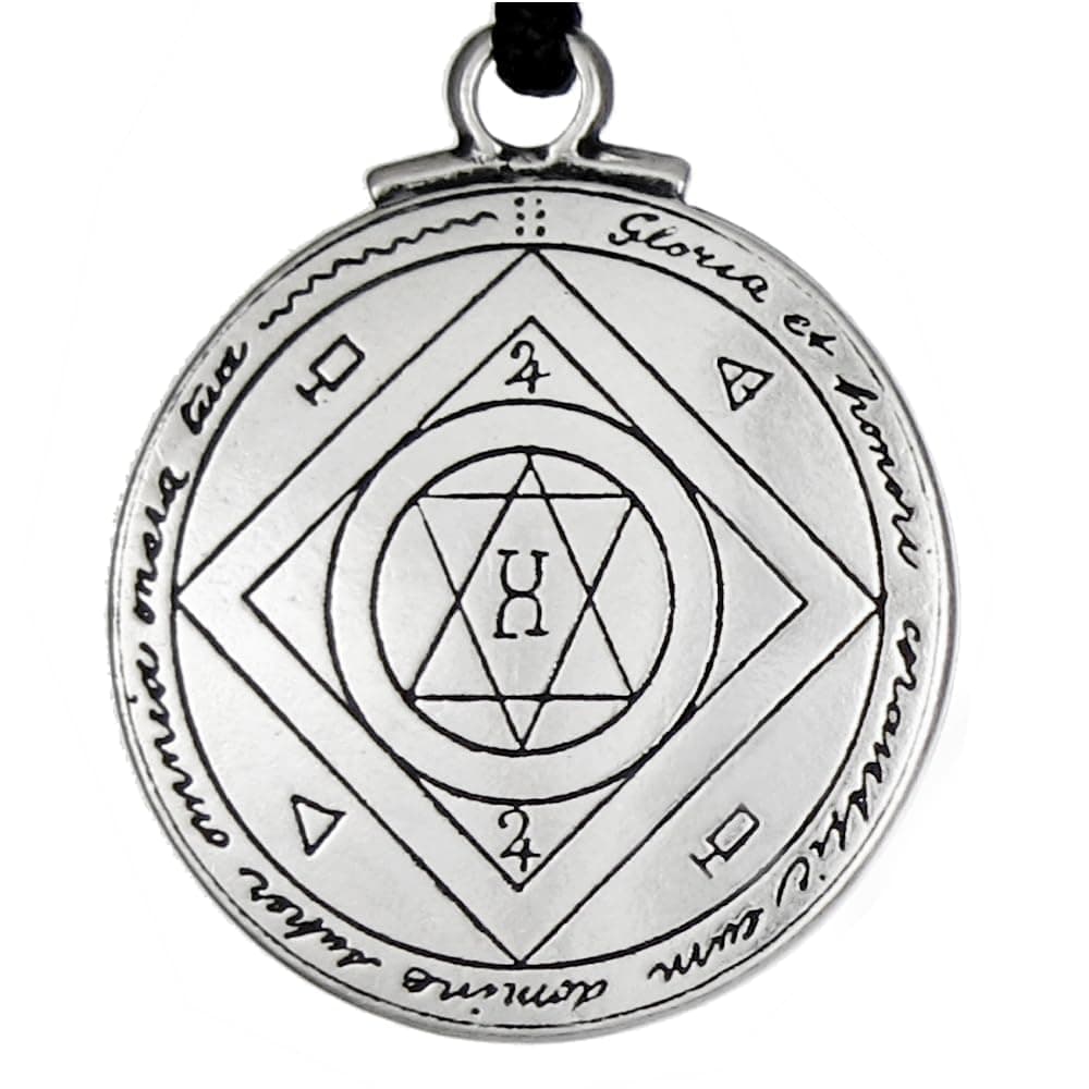 Talisman for Good Luck Amulet Pendant Key of Solomon Necklace