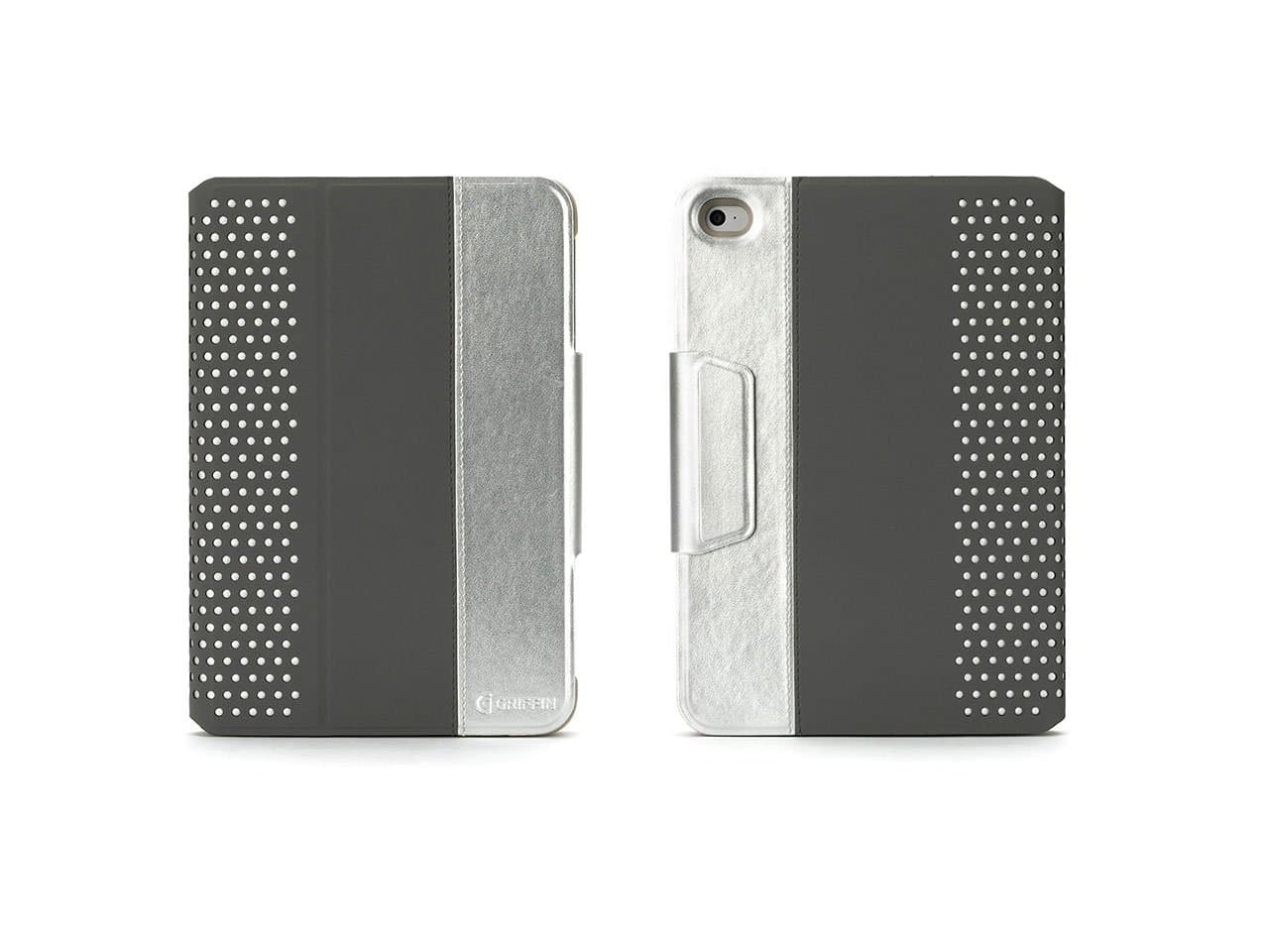 Griffin SnapBook for iPad Mini 4, Silver dots