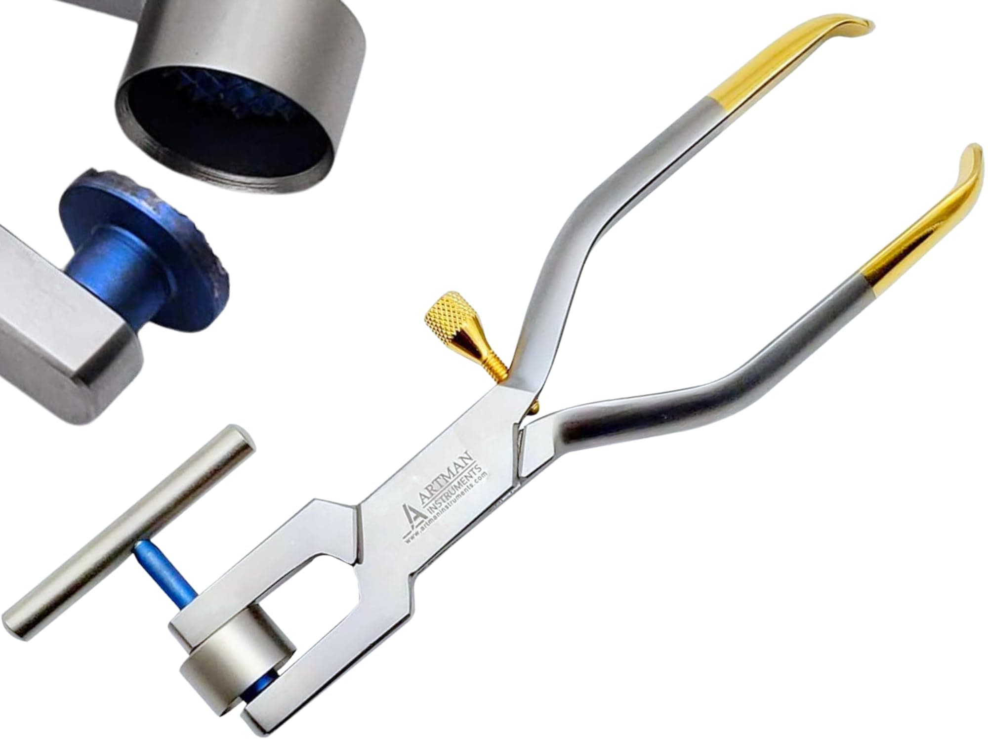 Bone Morselizer Bone Mill Crusher – Titanium Plate Dental Implant Bone Grafting Tool