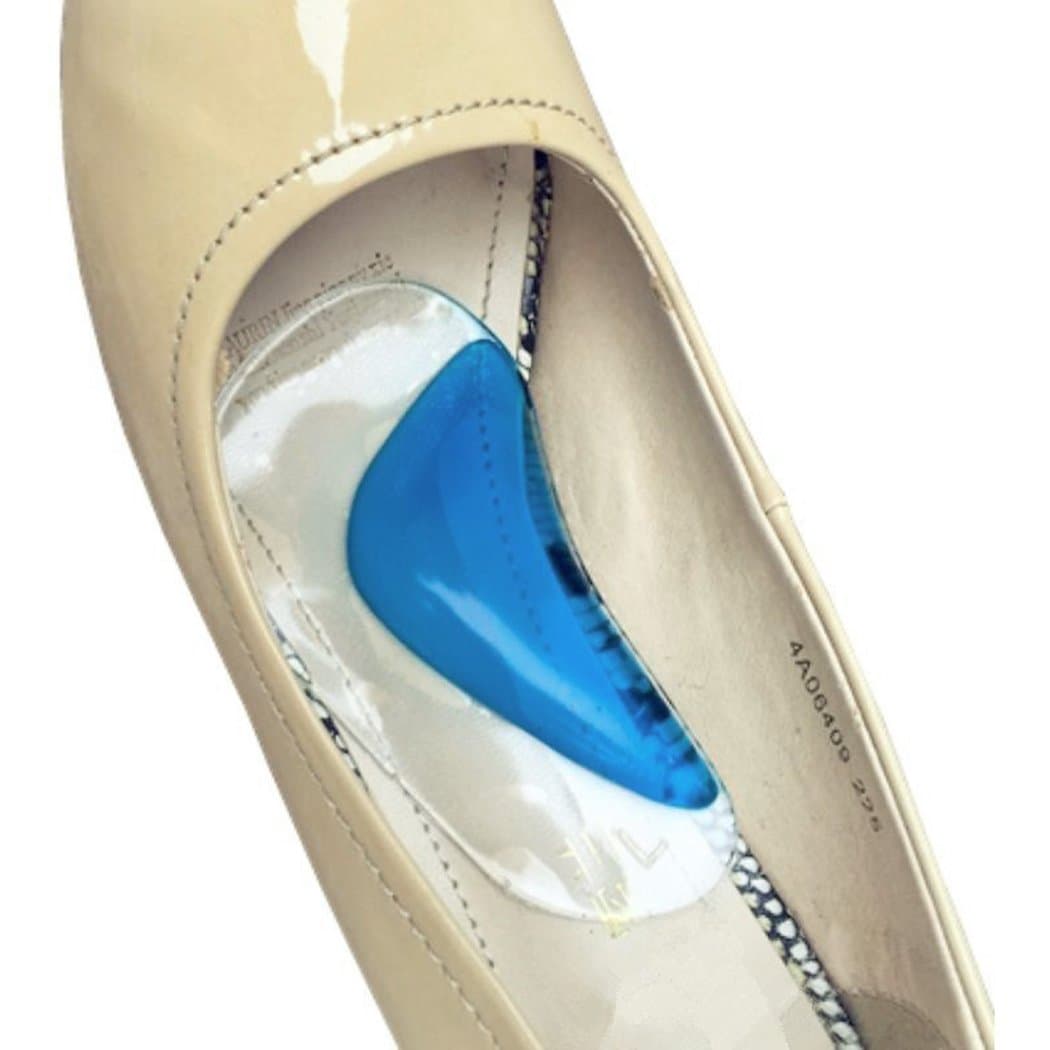 LIATEHAGE Arch Support Pads for Flat Feet Relieve Pain Plantar Fasciitis Gel Inserts (blue)